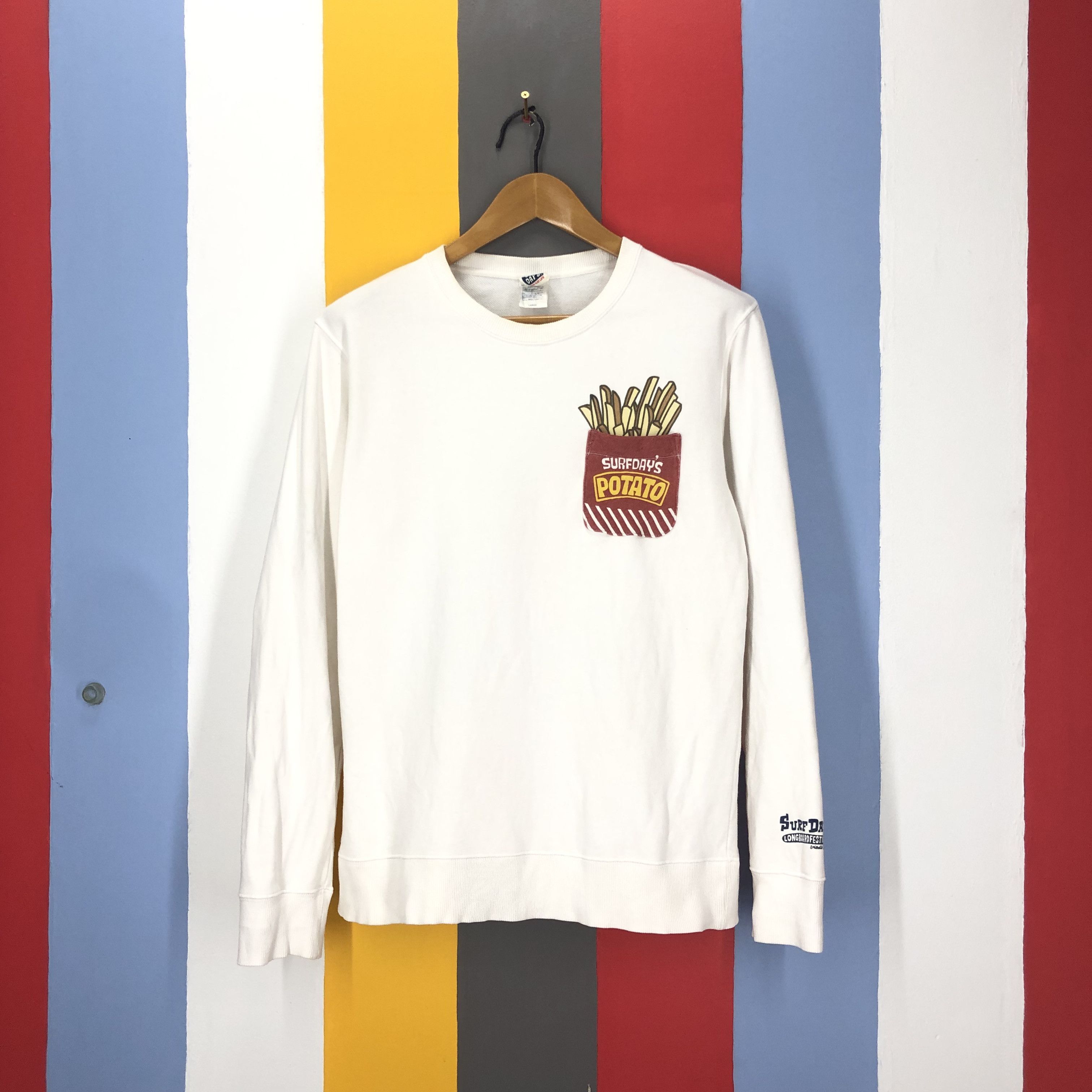 Other SURF DAYS POTATO Crew Neck Sweatshirt #1687/05 Size US S / EU 44-46 / 1 - 1 Thumbnail