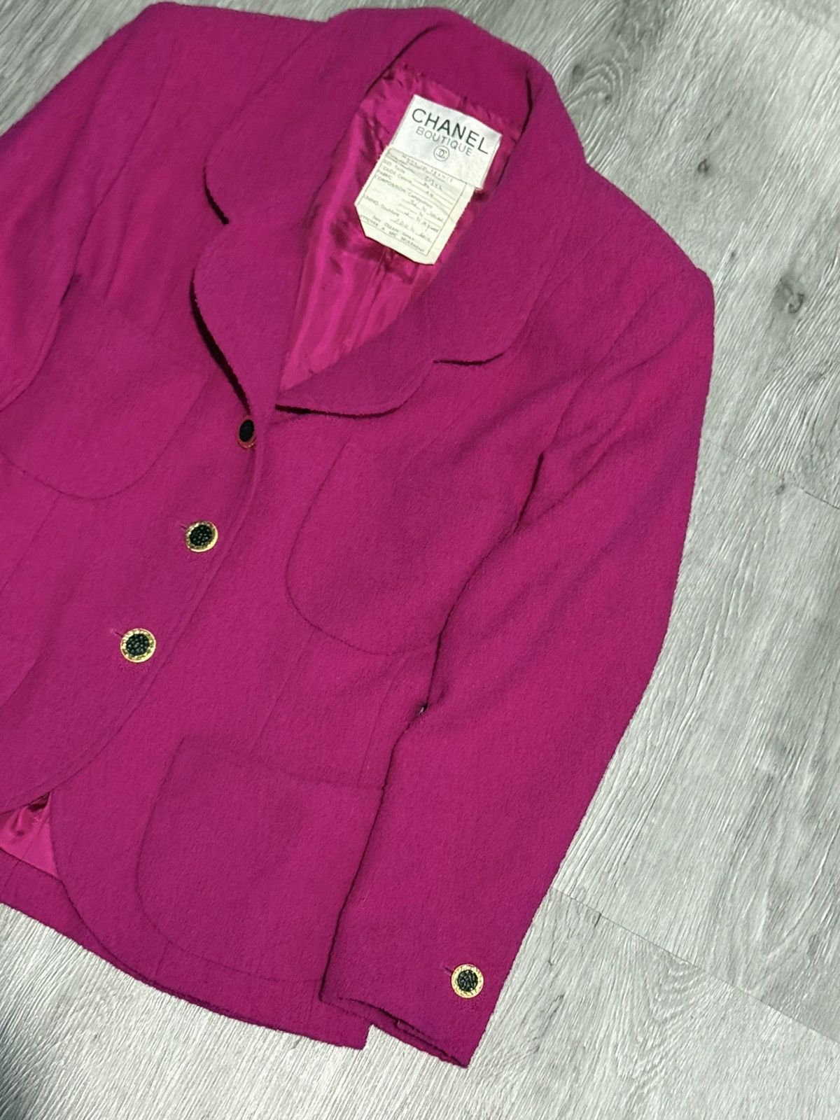 Chanel Chanel Pink Tweed Jacket Size XXS / US 00 / IT 34 - 4 Thumbnail