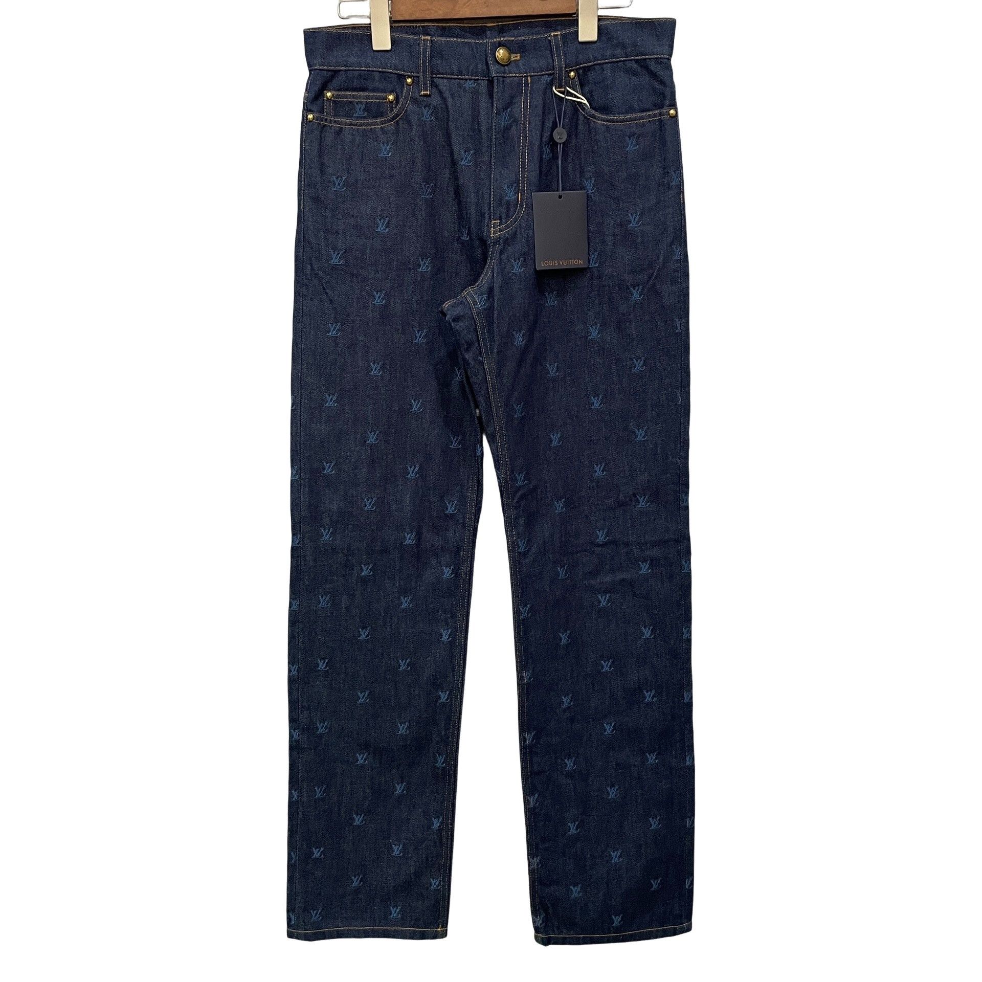 Louis Vuitton Louis Vuitton Monogram Denim Jeans Size 28 Size US 28 / EU 44 - 1 Thumbnail