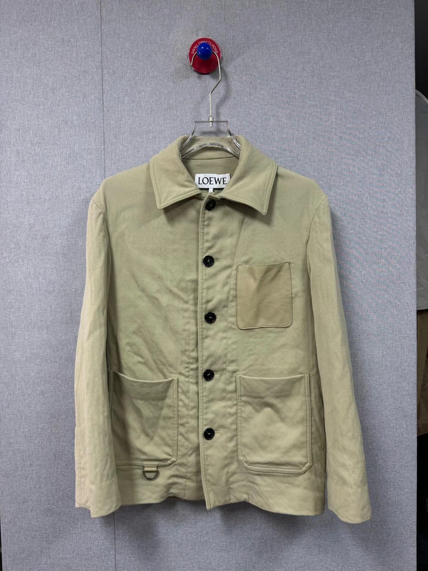 Loewe Loewe cashmere khaki jacket 46 no tag minor shrinkage Size US S / EU 44-46 / 1 - 1 Thumbnail
