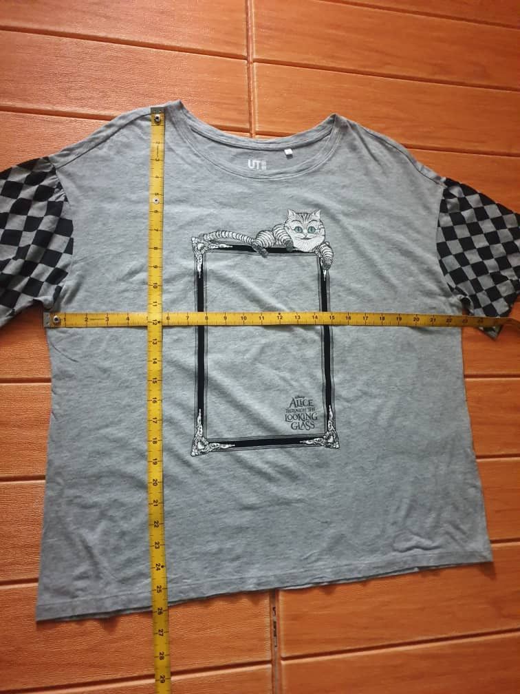 Disney Disney Alice x Uniqlo grey colour Japanese shirt Size L / US 10 / IT 46 - 5 Thumbnail