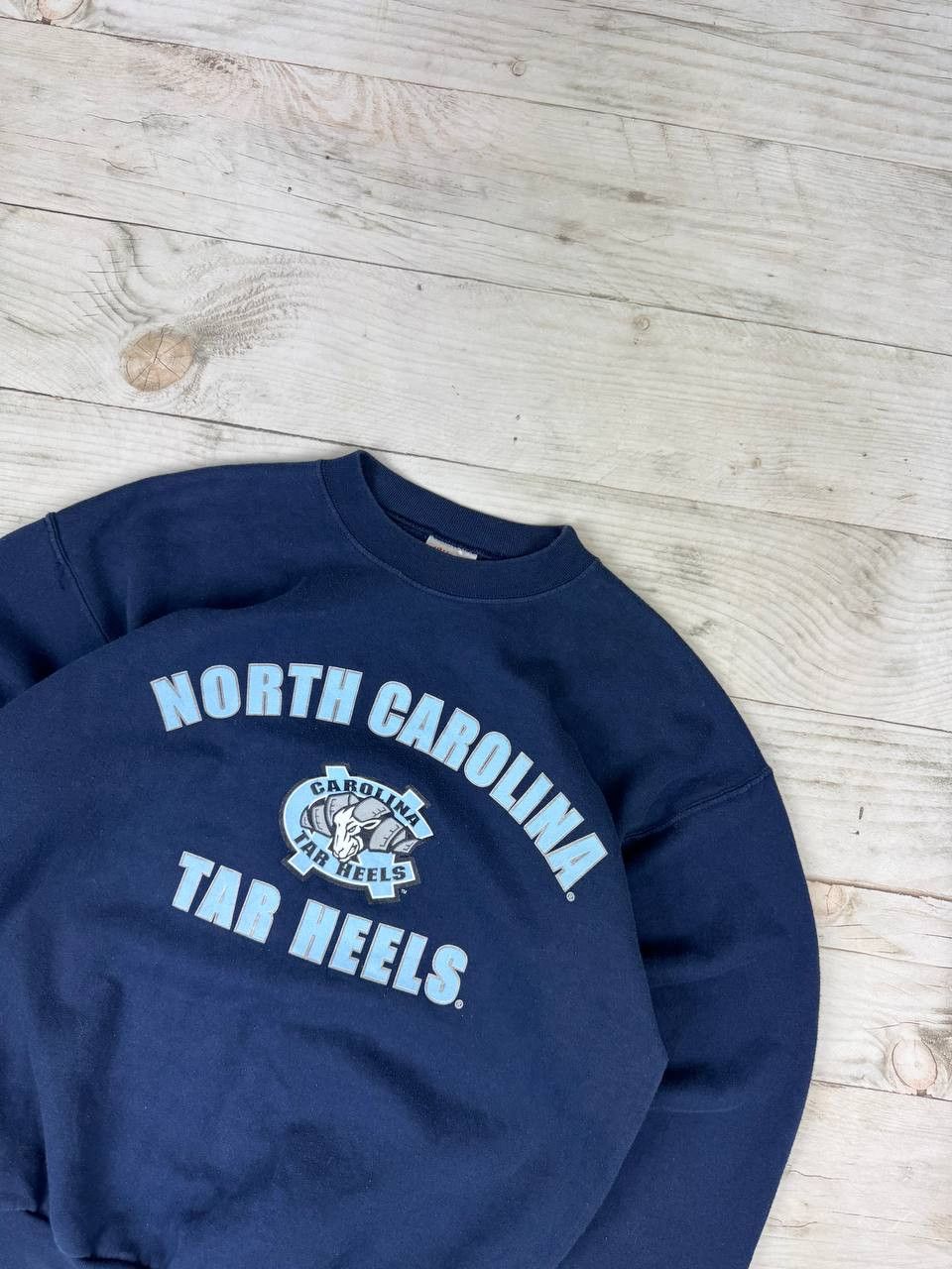 Hanes Vintage North Carolina Tar Heels Sweatshirt 90s Hanes Size US M / EU 48-50 / 2 - 2 Thumbnail