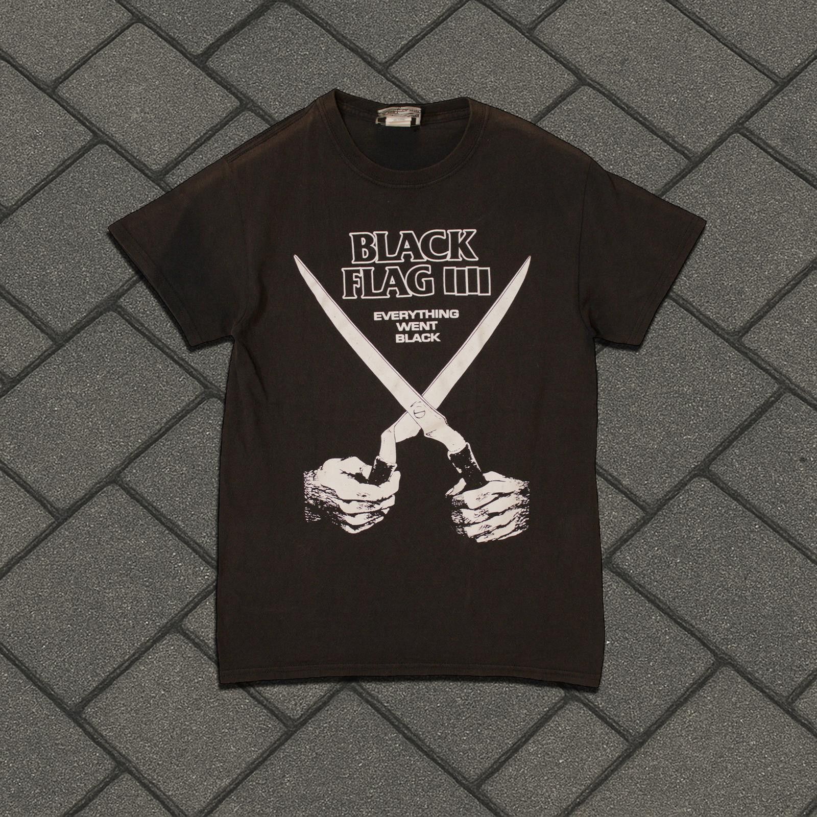 Vintage Black Flag Everything Went Black Tee Size US S / EU 44-46 / 1 - 1 Thumbnail