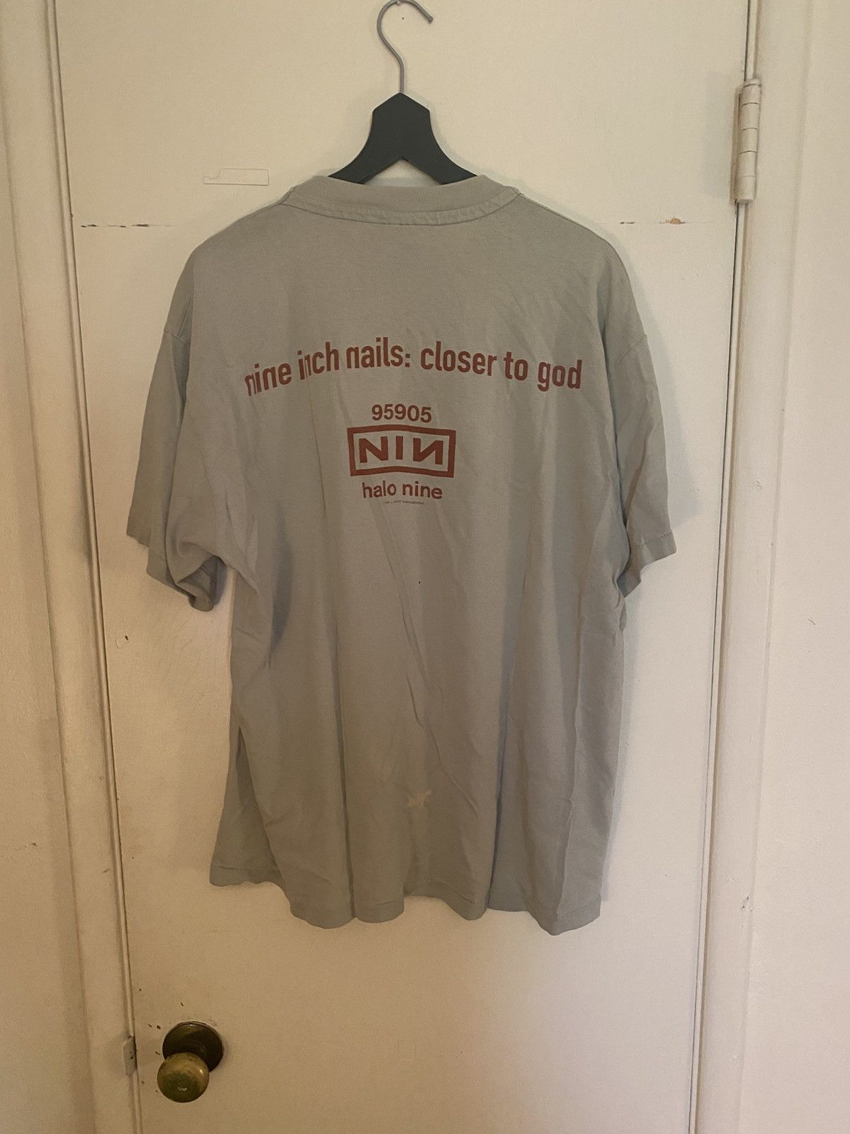 Hanes Nine inch nails closer to god t shirt Size US L / EU 52-54 / 3 - 2 Thumbnail