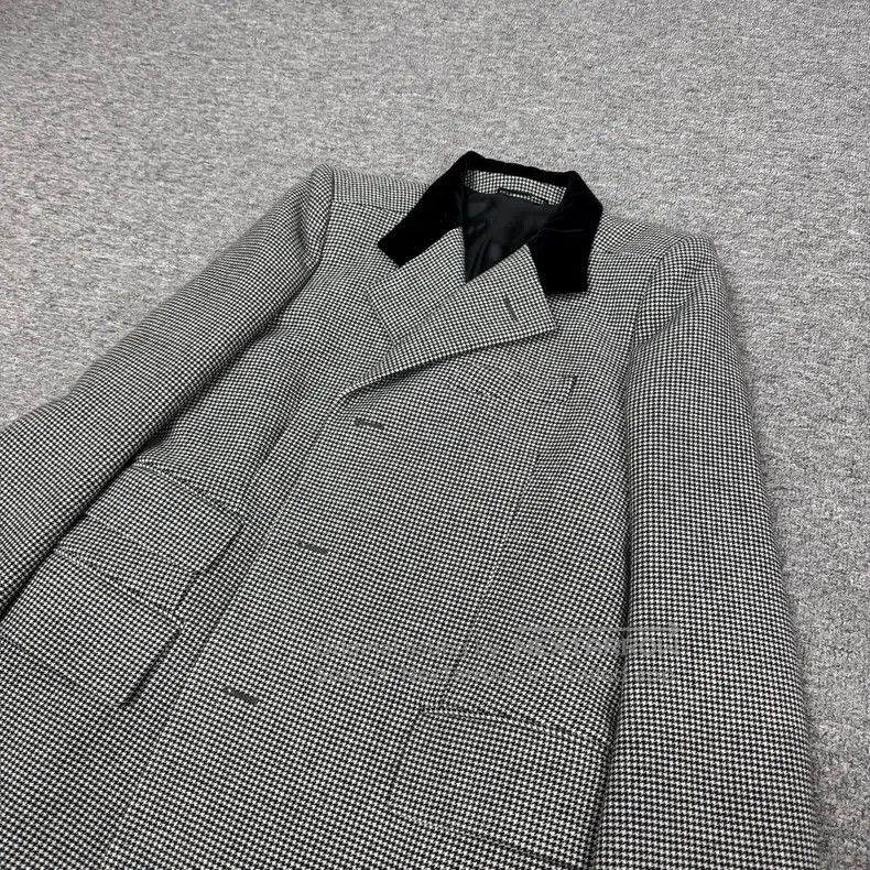 Balenciaga Balenciaga Long Checkered Woolen Wool Blazer Size US S / EU 44-46 / 1 - 4 Thumbnail