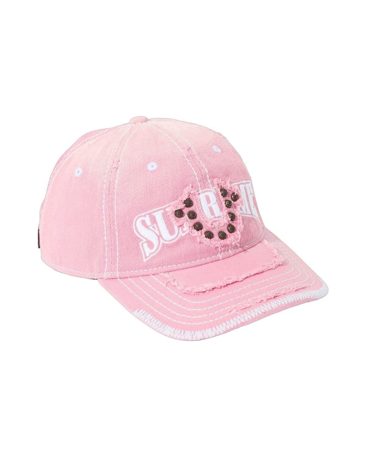 Supreme × True Religion SUPREME®/TRUE RELIGION MESH BACK 6-PANEL Logo Cap Pink Hat Size ONE SIZE - 1 Thumbnail