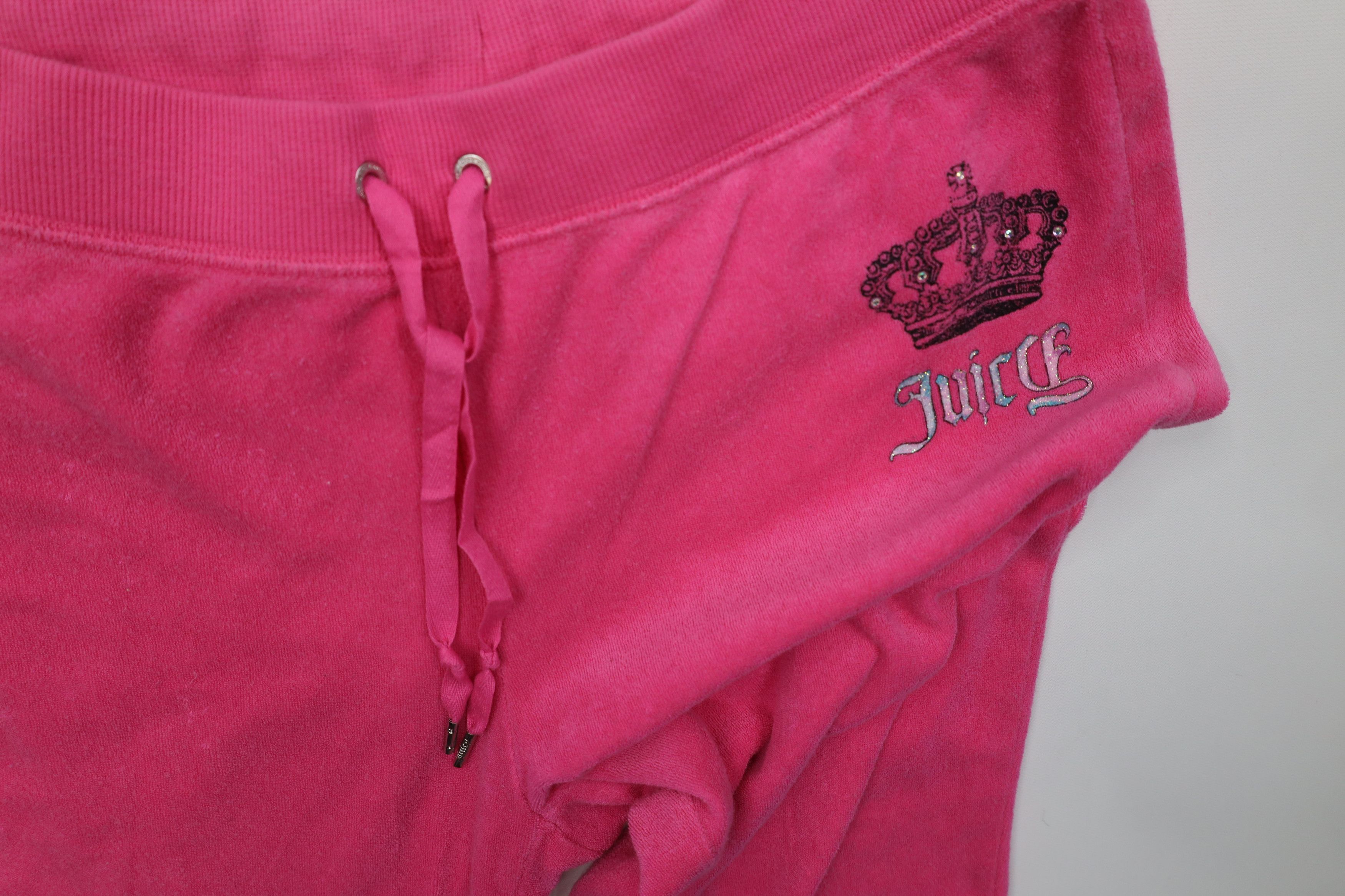 Juicy Couture Vintage 90s Y2K Juicy Couture Terry Cloth Capris Pants Size 28" / US 6 / IT 42 - 6 Thumbnail