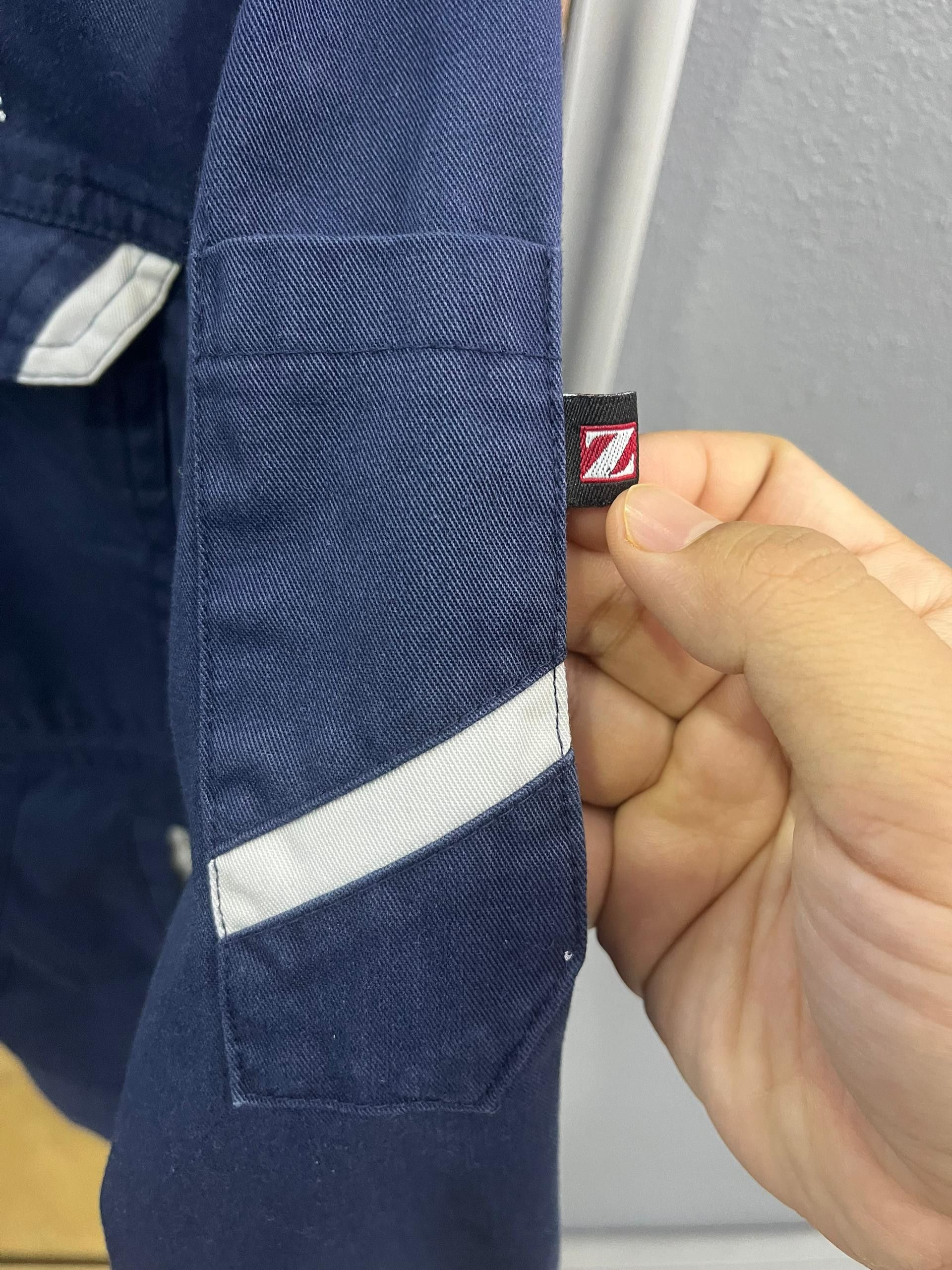 Japanese Brand Z-DRAGON Japanese Work Jacket Navy Reflective L Size US M / EU 48-50 / 2 - 6 Thumbnail