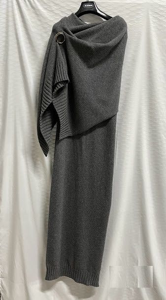 Jil Sander o1loc1c1124 Dress in Grey Size S / US 4 / IT 40 - 1 Preview