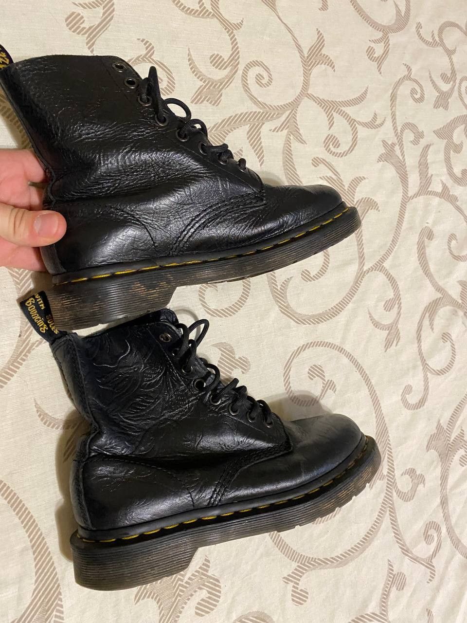 Dr. Martens Dr. Martens 1460 8-Eye – Pebbled Leather – Made in England Size US 5 / IT 35 - 6 Thumbnail