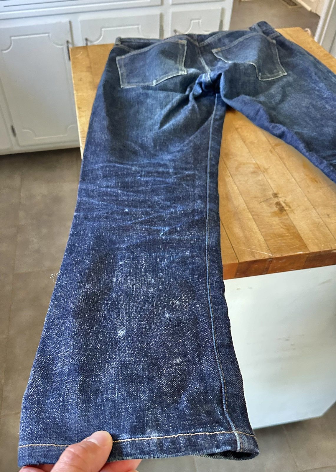 Japan Blue 100% cotton Japanese selvedge Size US 34 / EU 50 - 9 Thumbnail