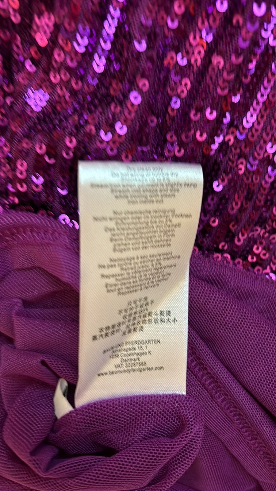 Baum und Pferdgarten Purple Sequin Jolette Skirt size large Size 32" / US 10 / IT 46 - 7 Thumbnail