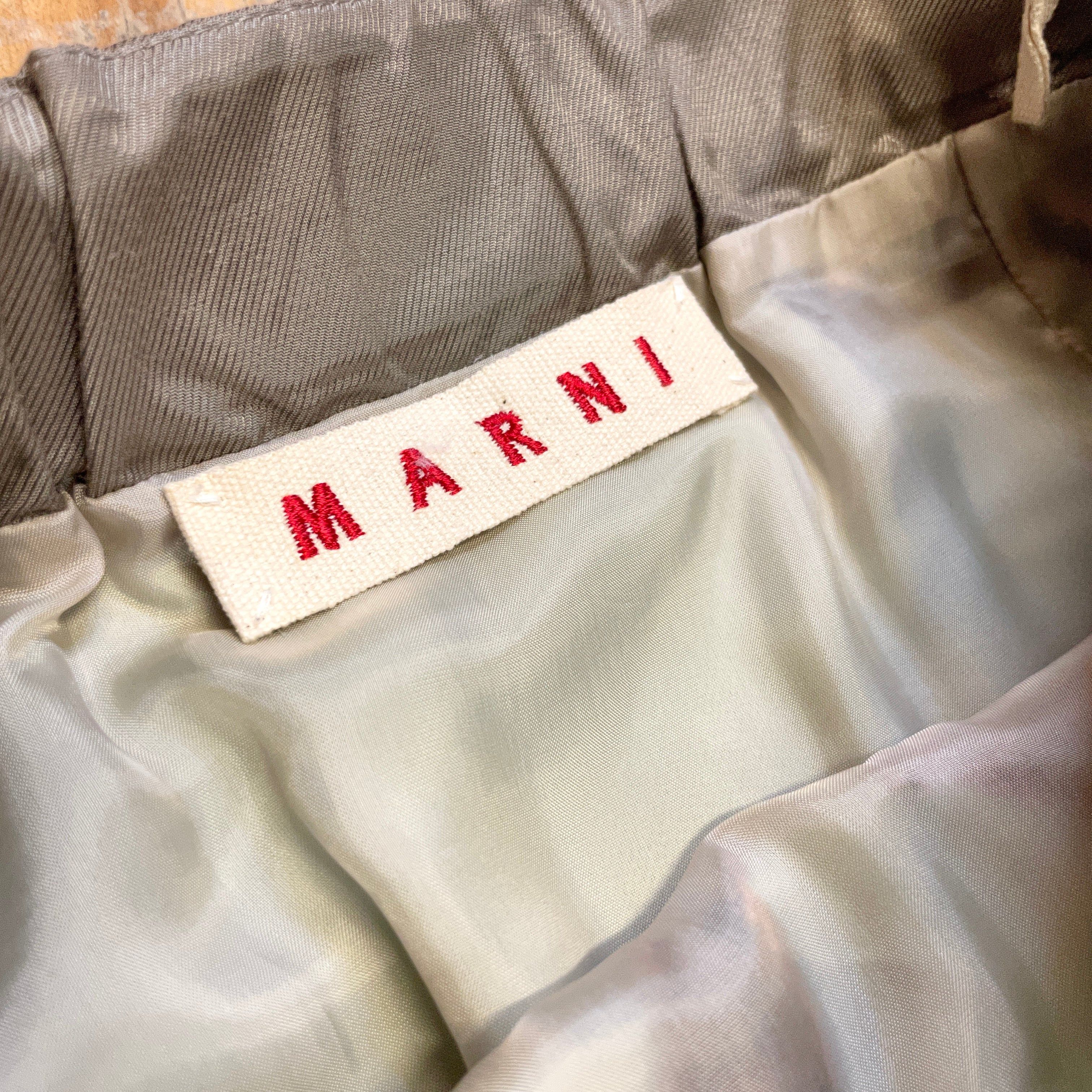 Marni Marni Fall '09 Vintage Designer Embroidered Floral Skirt Size 30" Size 30" / US 8 / IT 44 - 4 Thumbnail