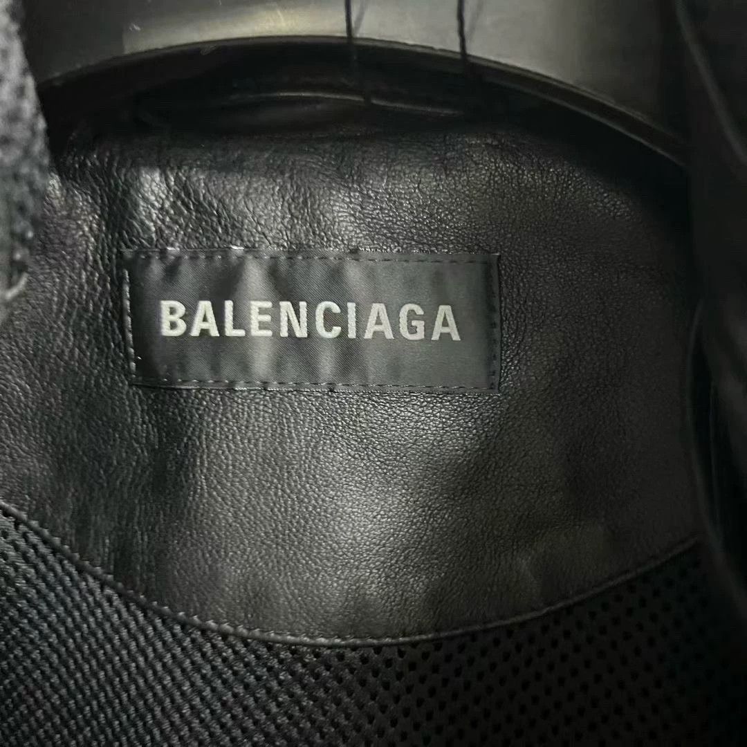Balenciaga balenciaga color logo print hooded leather jacket Size US M / EU 48-50 / 2 - 2 Thumbnail