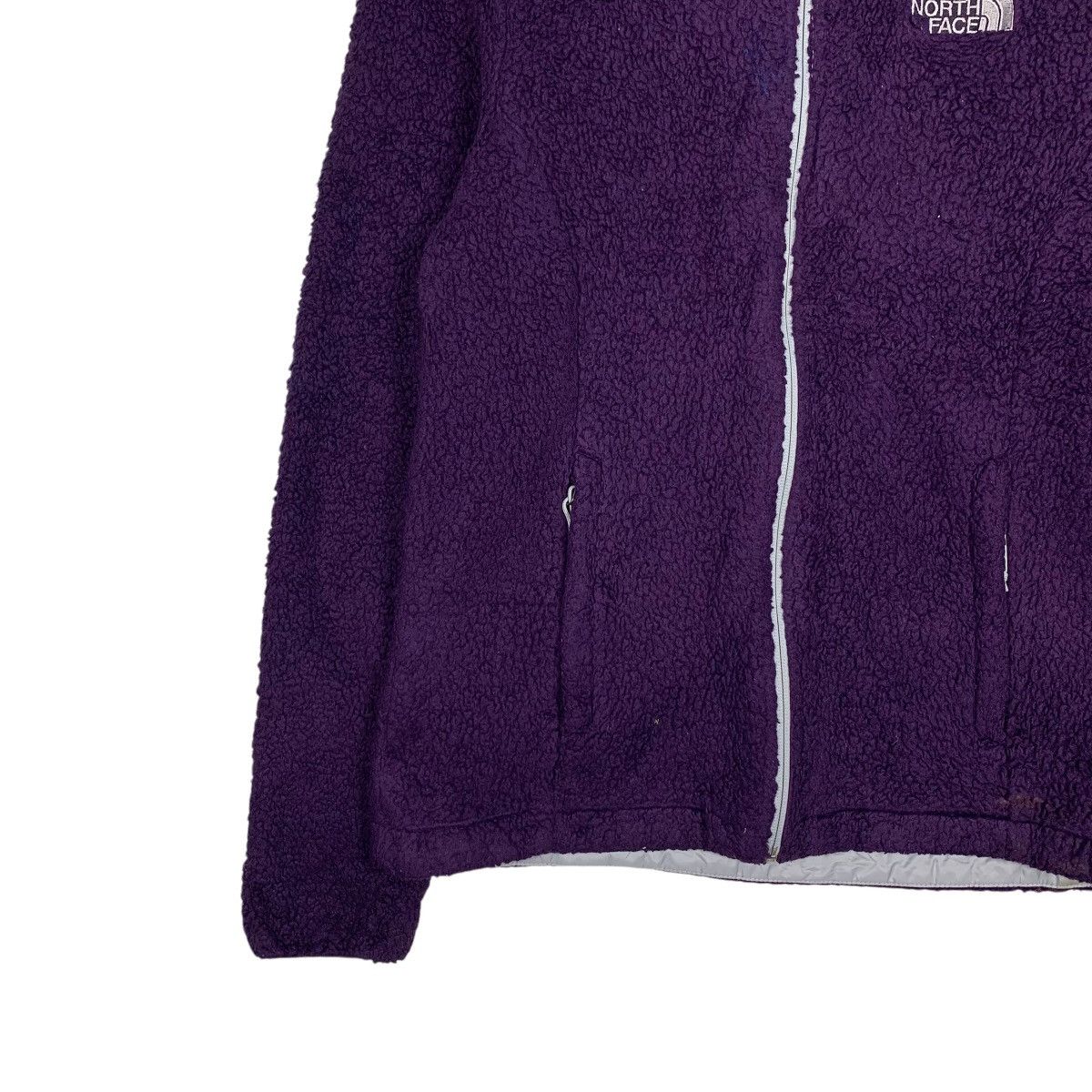 The North Face THE NORTH FACE Embroidery Logo Purple Fleece #1850-C80 Size S / US 4 / IT 40 - 3 Thumbnail