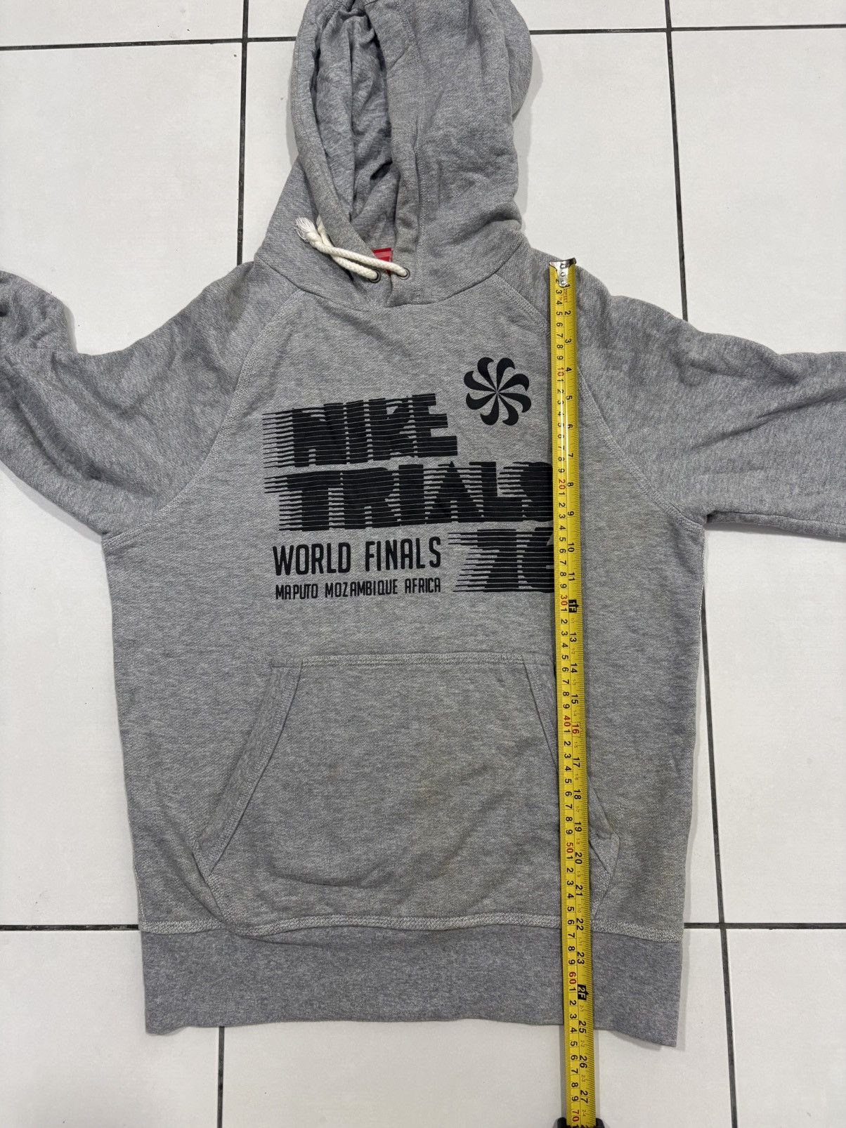 Nike Nike Graphic Print Hoodie Mozambique Trials 76 Grey Jumper Size US S / EU 44-46 / 1 - 11 Thumbnail