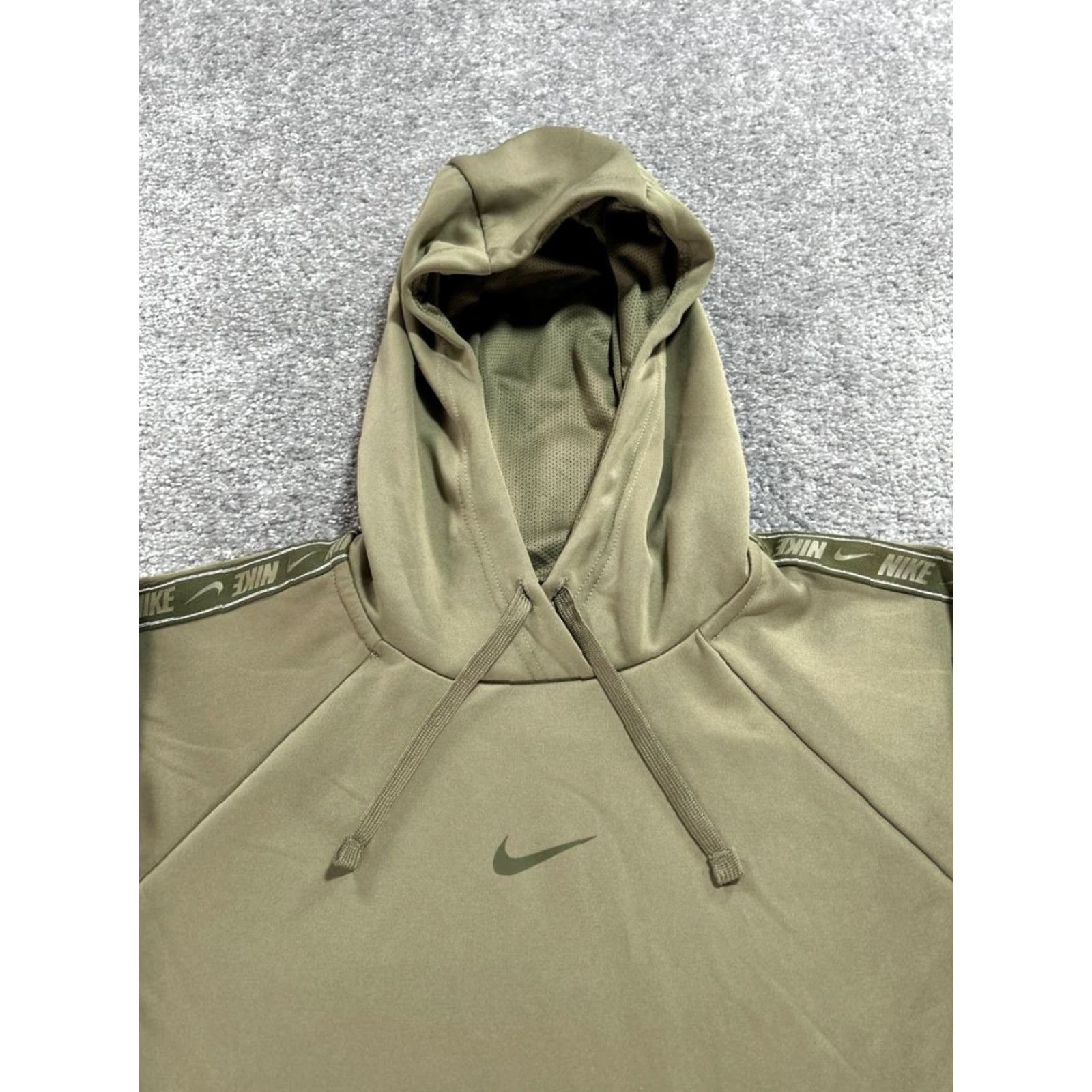 Nike Nike Hoodie Mens Medium Green Running Pullover Center Swoosh Size US M / EU 48-50 / 2 - 2 Thumbnail