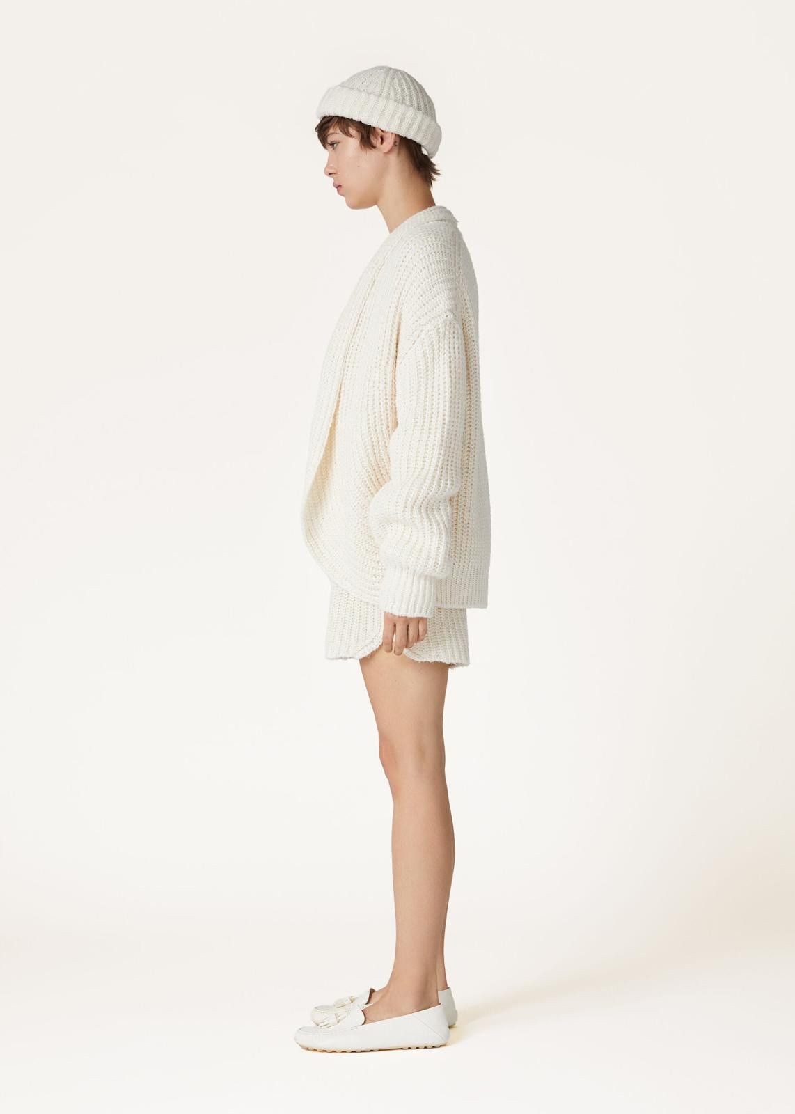 Loro Piana o1srvl11e0425 FAN6403 Cocooning Cardigan in Cream Size L / US 10 / IT 46 - 6 Thumbnail