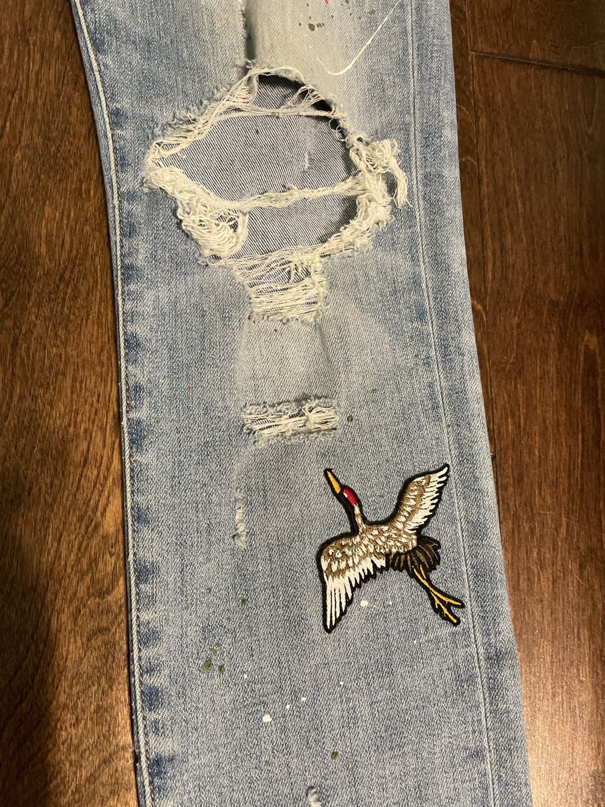 Amiri Amiri Art Patch Gen 1 Size US 30 / EU 46 - 2 Thumbnail