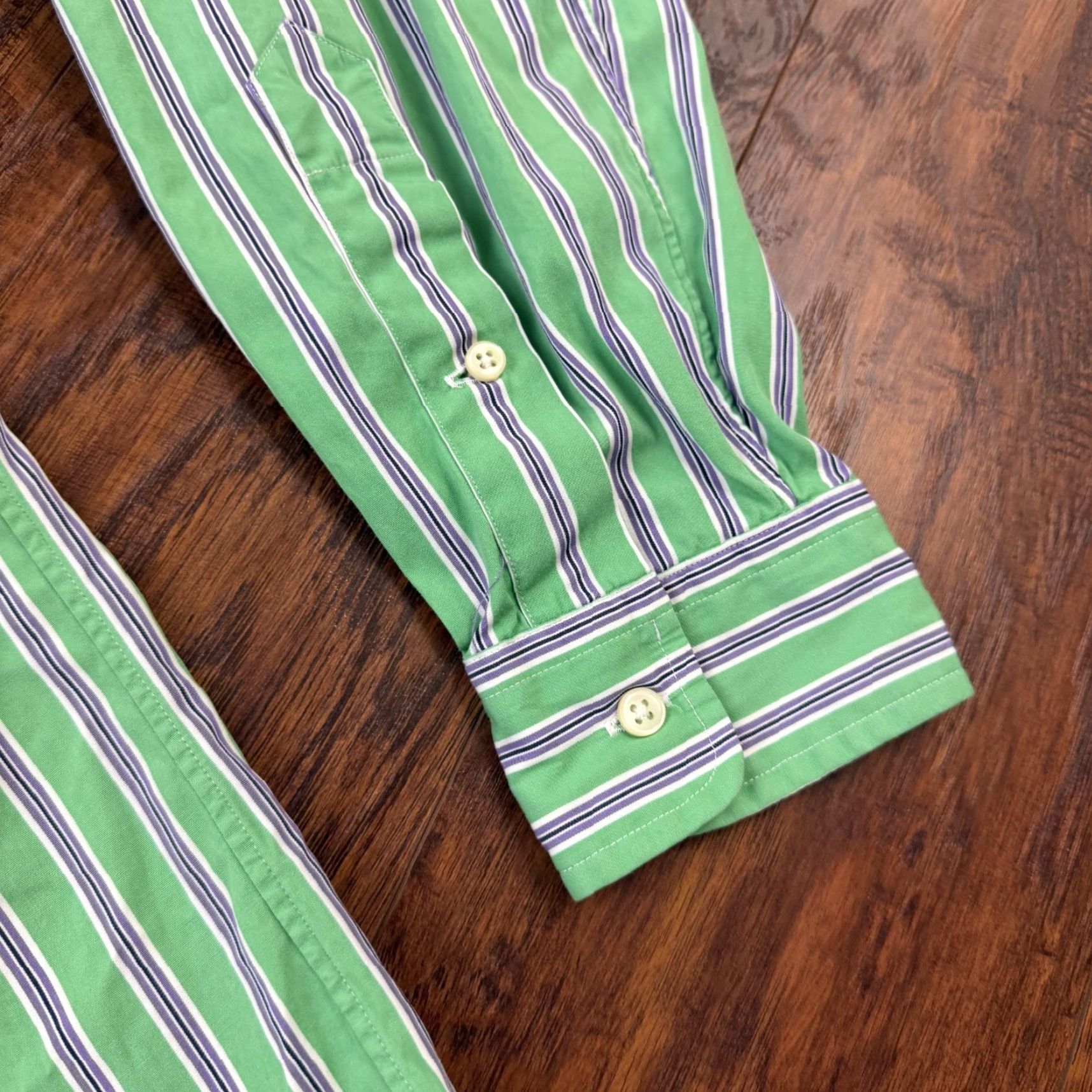 Polo Ralph Lauren Polo Ralph Lauren Shirt Mens L Tall LT Green Classic Long Sleeve Button-Up Polo Ralph Lauren Shirt LT Green Classic Long Sleeve Button-Up Mens L Tall Size US L / EU 52-54 / 3 - 3 Thumbnail