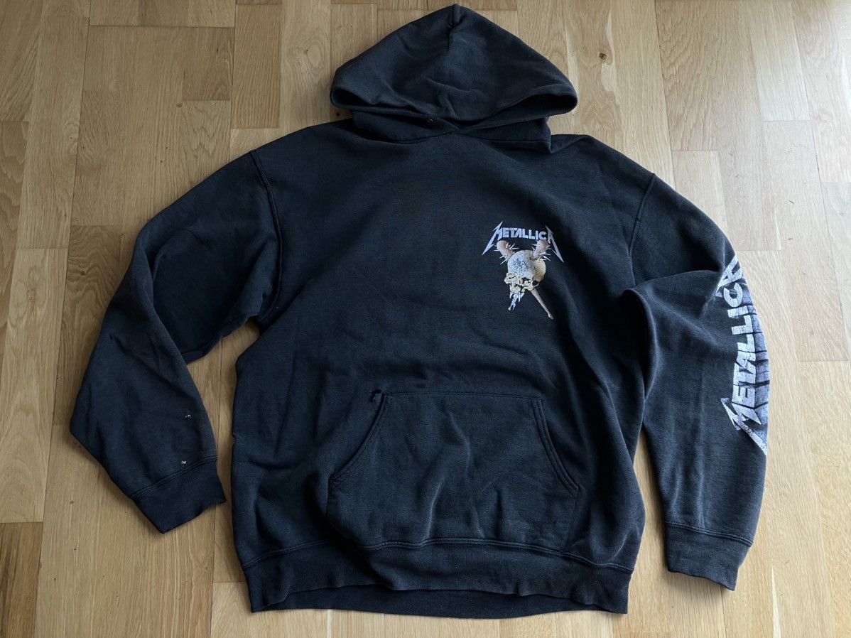 Distressed 90s metallica master of puppets hoodie