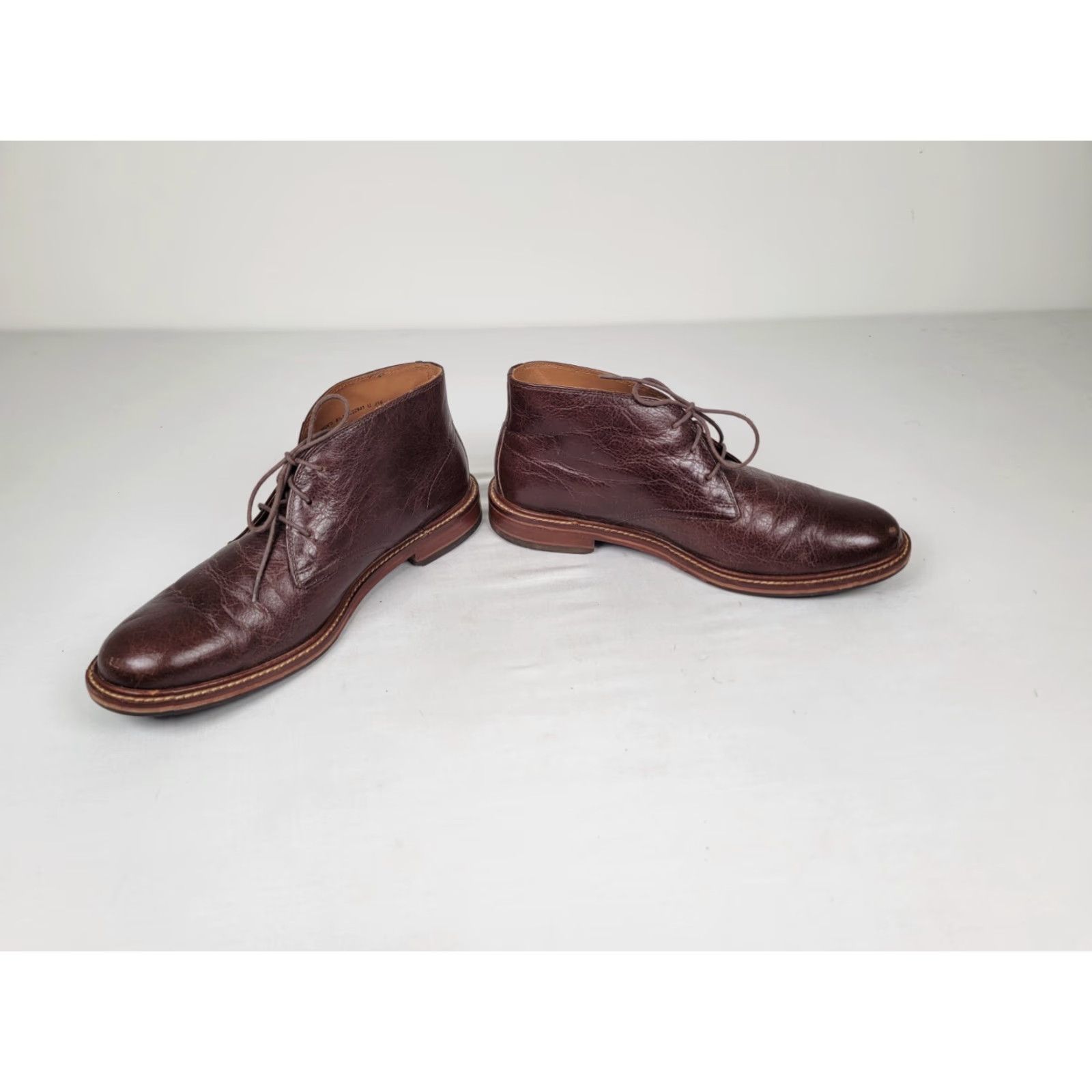 Cole Haan Cole Haan Brown Leather Size 8.5 M Chukka Style Lace Up Boots Mens Boots Leather Upper Ankle Shaft City Preppy Comfort Size US 9 / EU 42 - 5 Thumbnail
