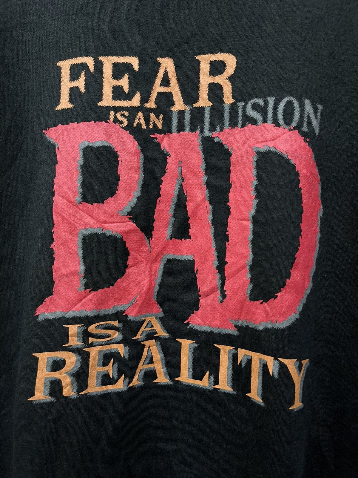 Flight Club Vintage BAD BOY "Fear Is An Illusion" MMA Fight Crewneck Size US L / EU 52-54 / 3 - 2 Thumbnail