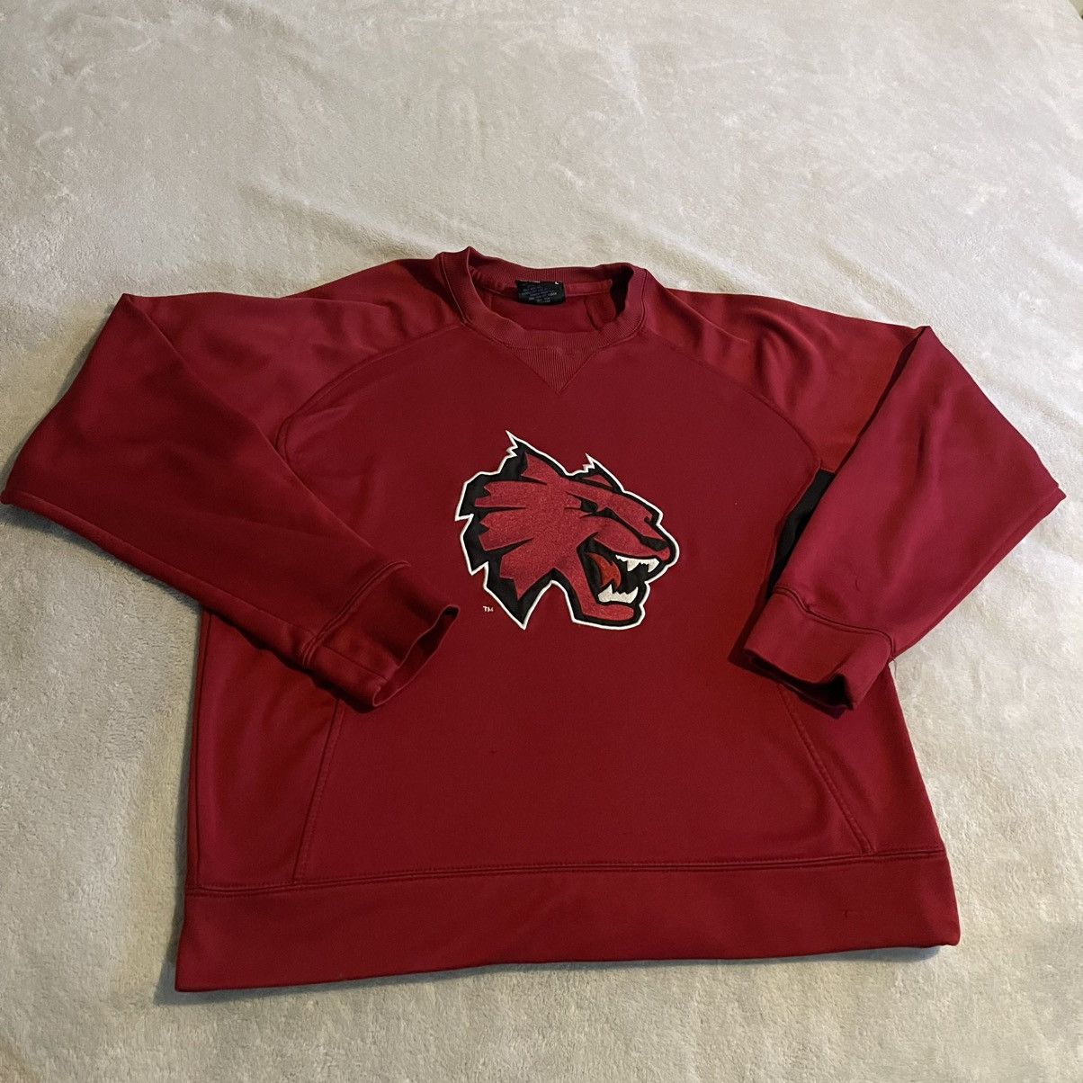 Colosseum Athletics Central Washington University Mens Red Wildcats Sweatshirt L Size US L / EU 52-54 / 3 - 1 Thumbnail