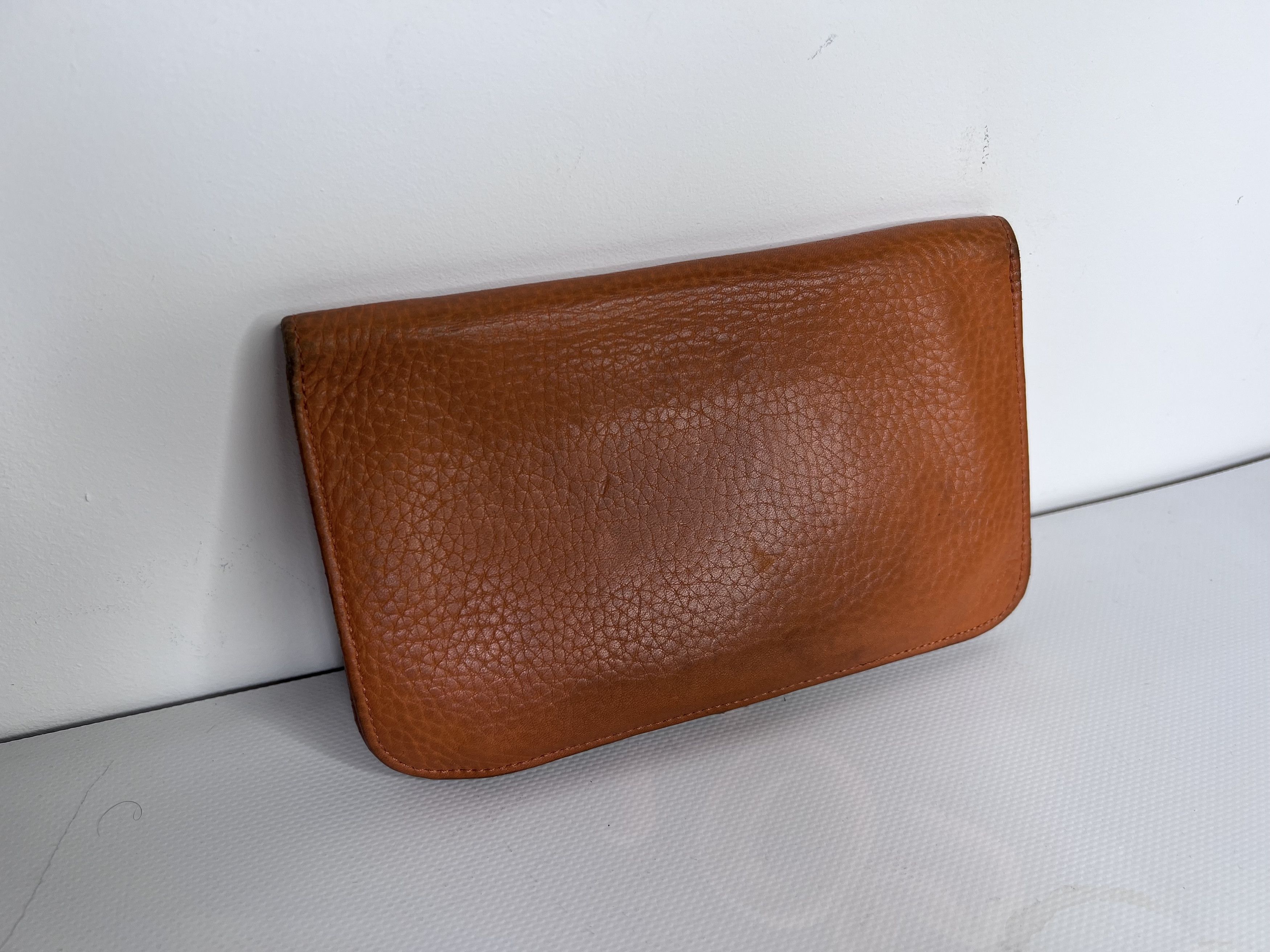 Hermes HERMES DOGON GM TOGO LEATHER LONG BIFOLD WALLET ORANGE Size ONE SIZE - 2 Thumbnail