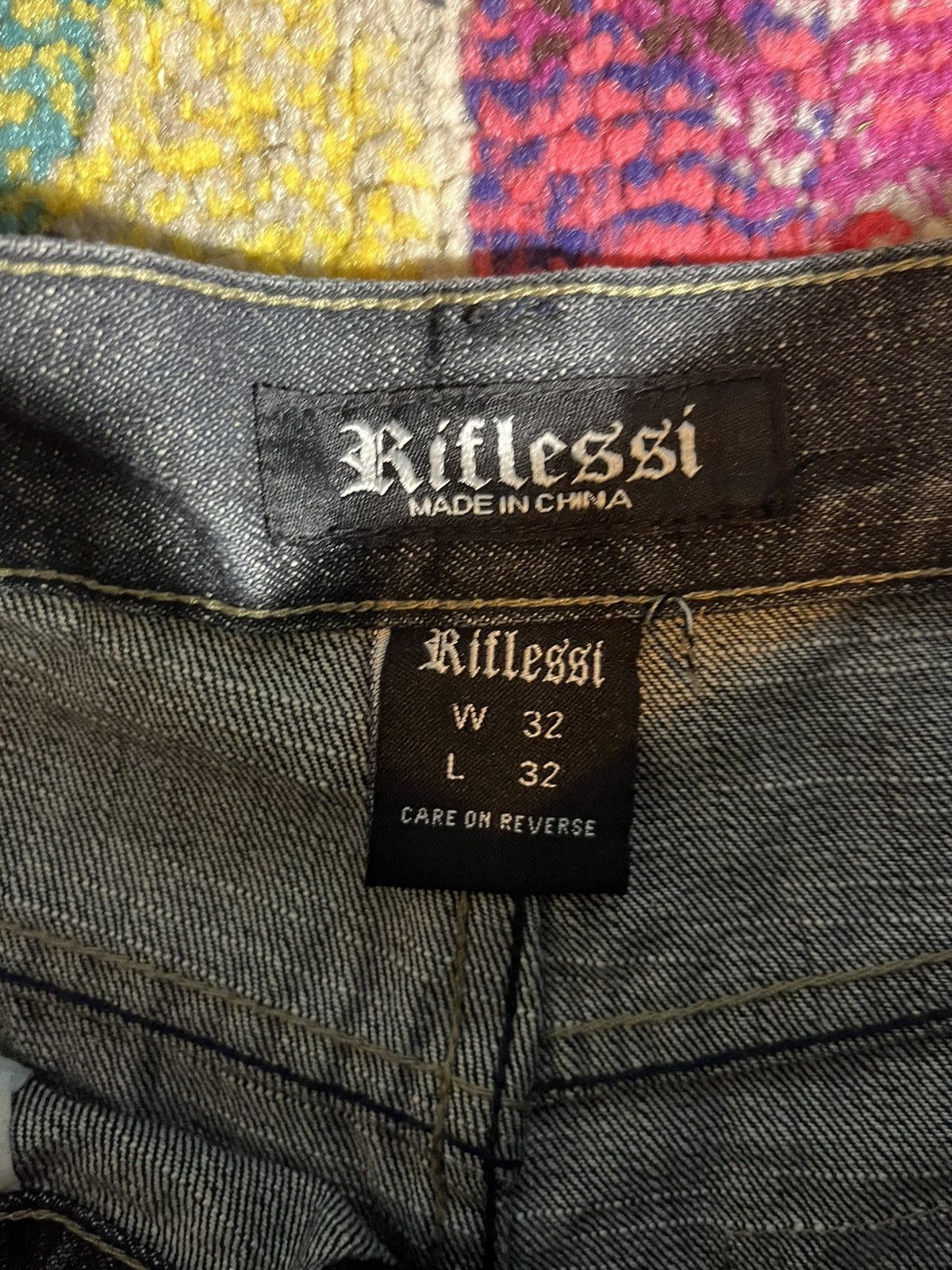 Japanese Brand Black Rock Jeans Size US 33 - 4 Thumbnail
