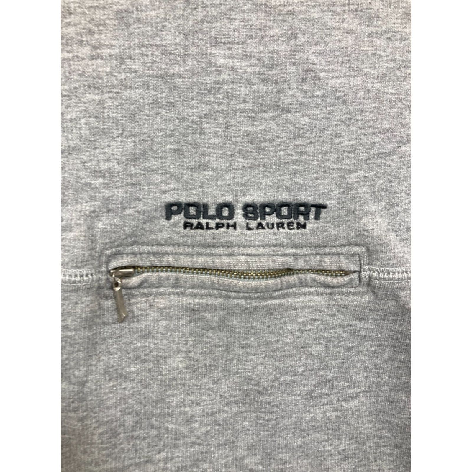 Vintage VTG Polo Sport Ralph Lauren Sweater Shirt Mens XL Gray 1/2 Zip Fleece Pullover 90s Sports Mock Neck Casual Slim-fit Size US XL / EU 56 / 4 - 4 Thumbnail