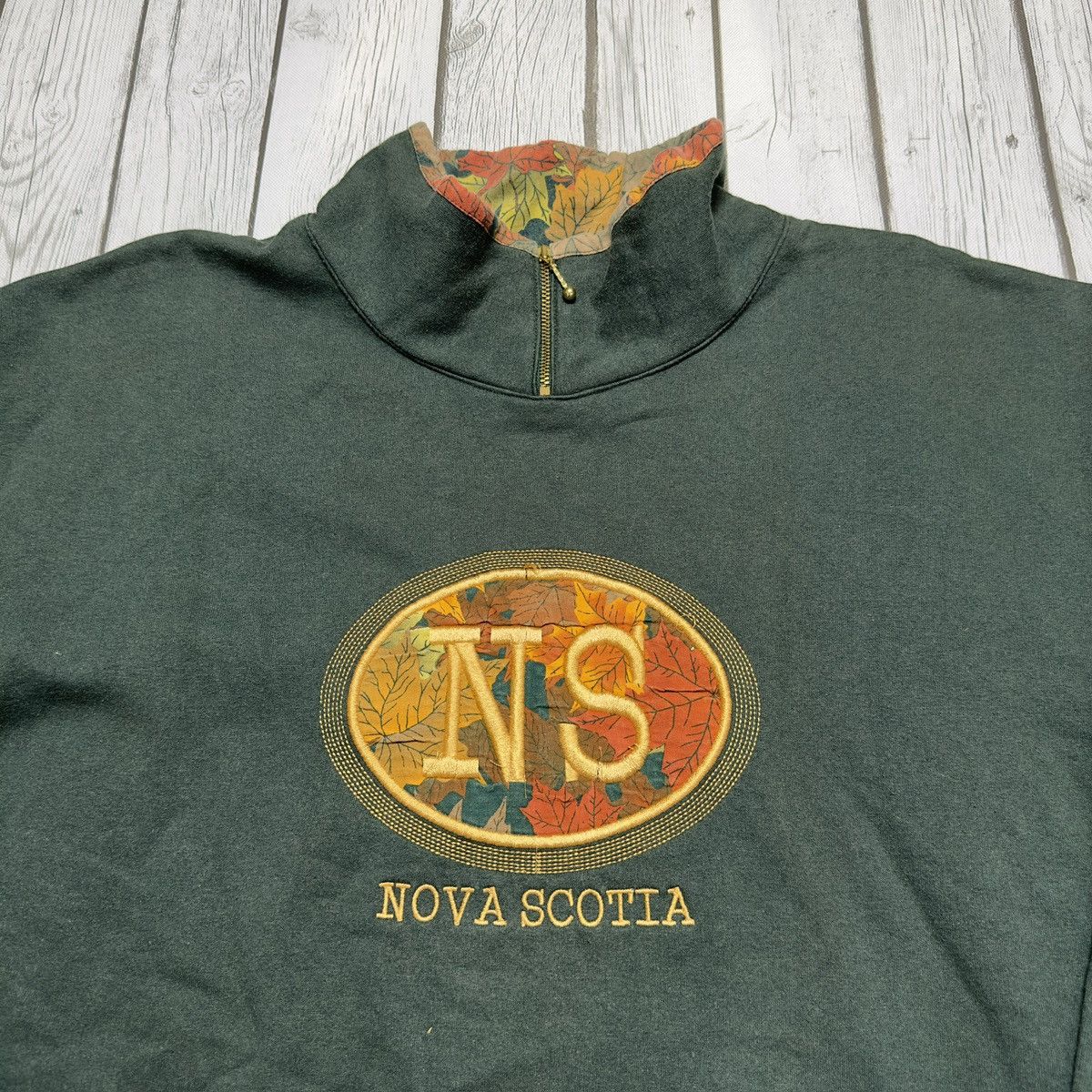 Vintage Vintage Nova Scotia sweatshirt Size US XL / EU 56 / 4 - 3 Thumbnail