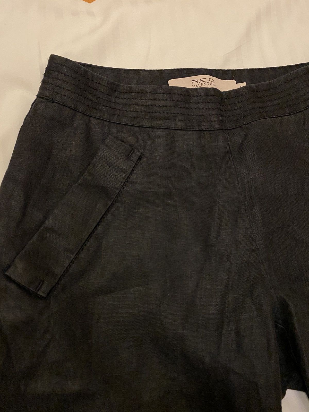 Designer × RED Valentino × Valentino Red Valentino trousers Pants linen 7/8 size 38 42 IT Italian Size 28" / US 6 / IT 42 - 2 Thumbnail