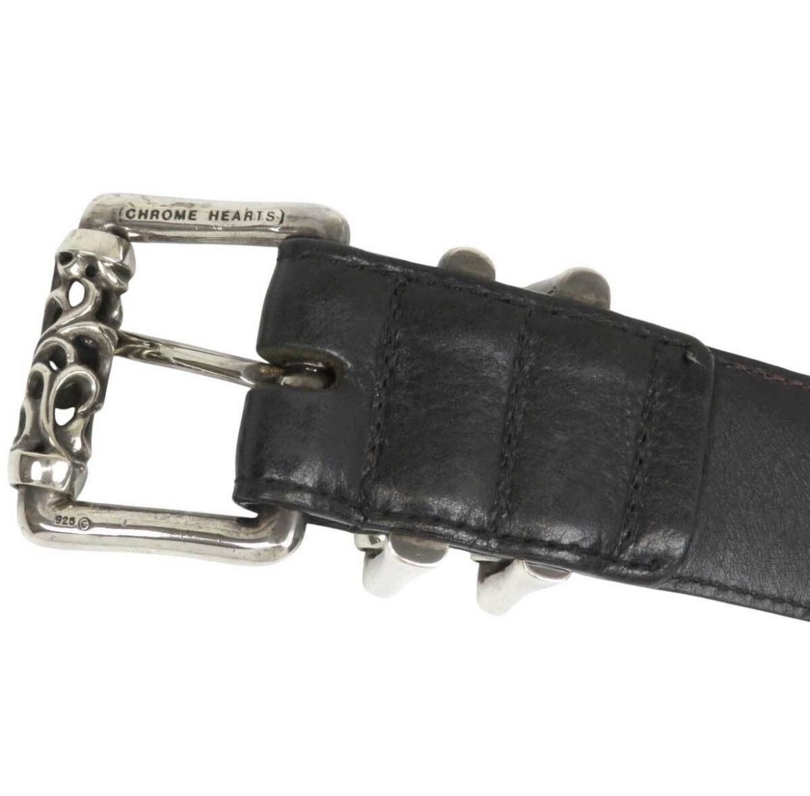Chrome Hearts Chrome Hearts Celtic Roller Belt Unisex Black Size ONE SIZE - 7 Thumbnail