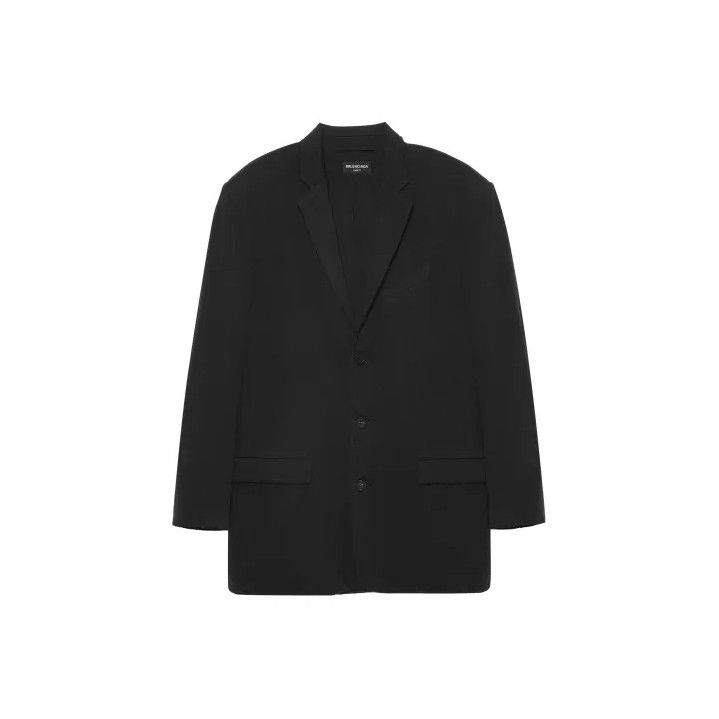 Balenciaga Balenciaga Black Long Sleeve Blazer Size US S / EU 44-46 / 1 - 1 Thumbnail