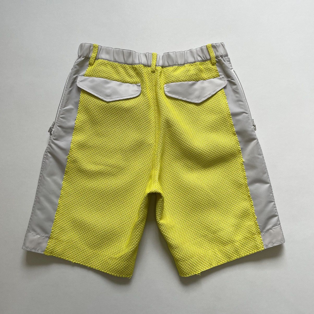 Sacai Reworked Neon Mesh/Nylon Military Shorts Size US 34 / EU 50 - 9 Thumbnail