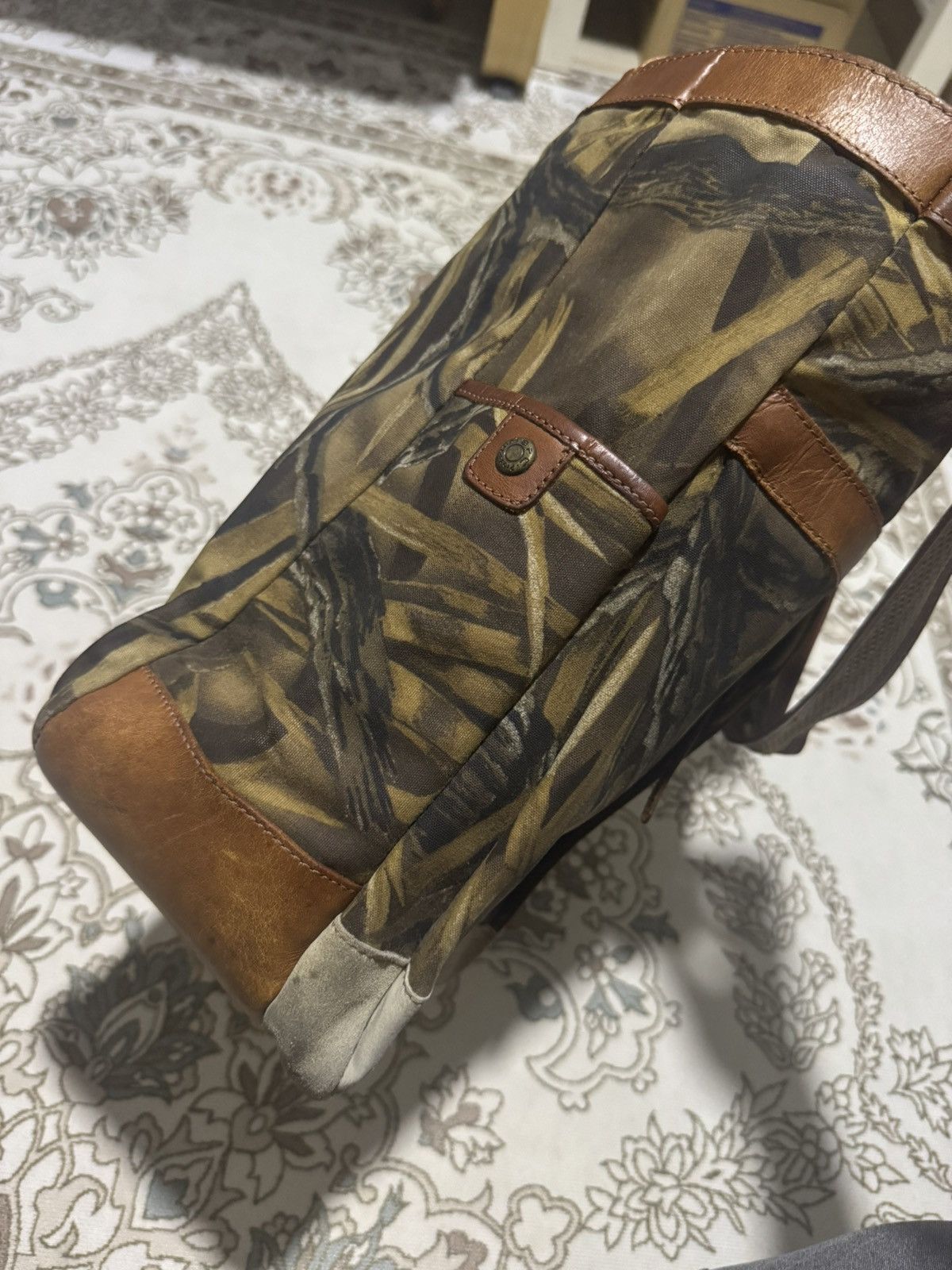 Japanese Brand × MasterPiece AW 18-20 MSPC x Real Camo Medium Luxury Leather Tote Bag Size ONE SIZE - 6 Thumbnail