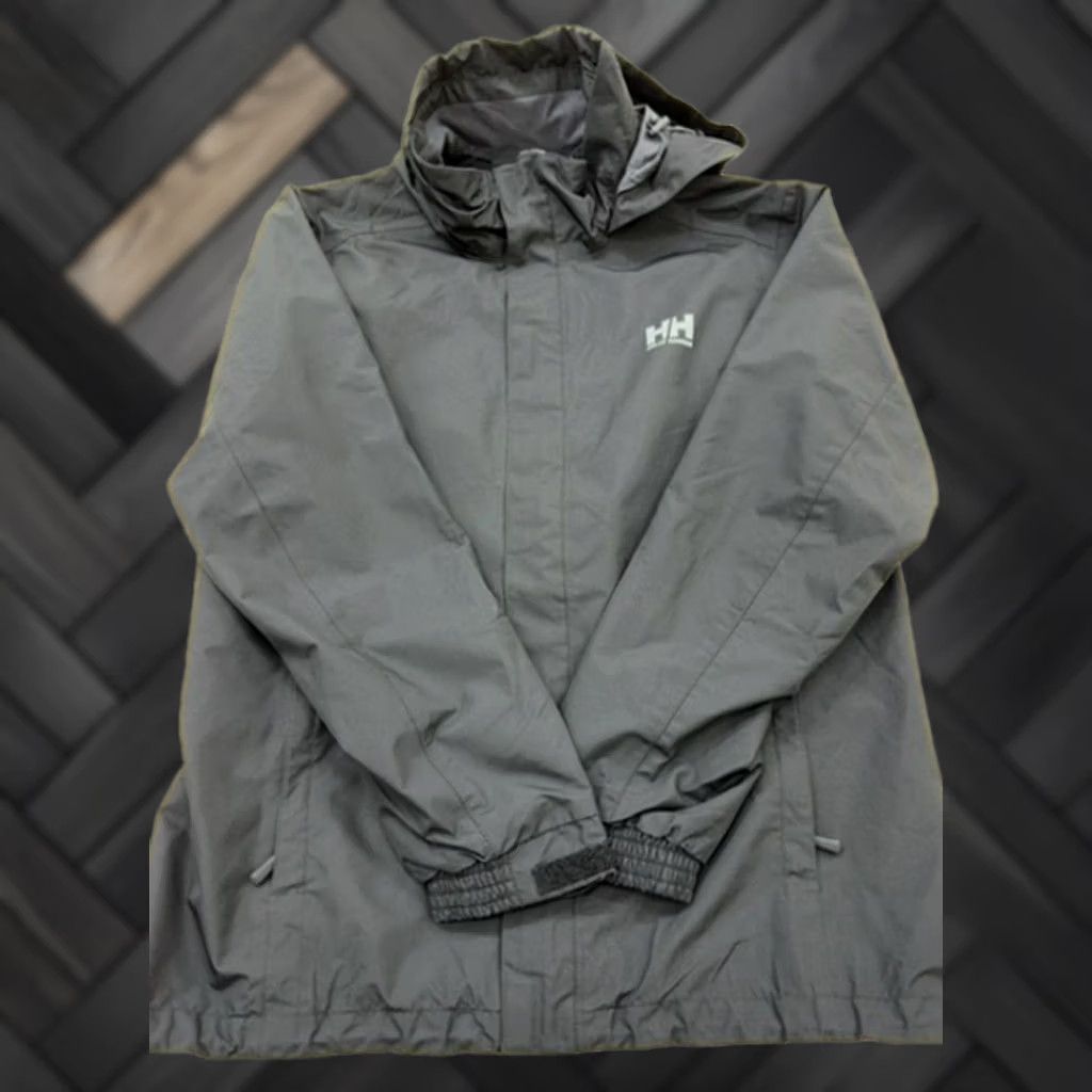 Helly Hansen Helly Hansen Hooded Jacket Men XL Gray Full Zip Sailing Outdoor Size US XL / EU 56 / 4 - 1 Thumbnail