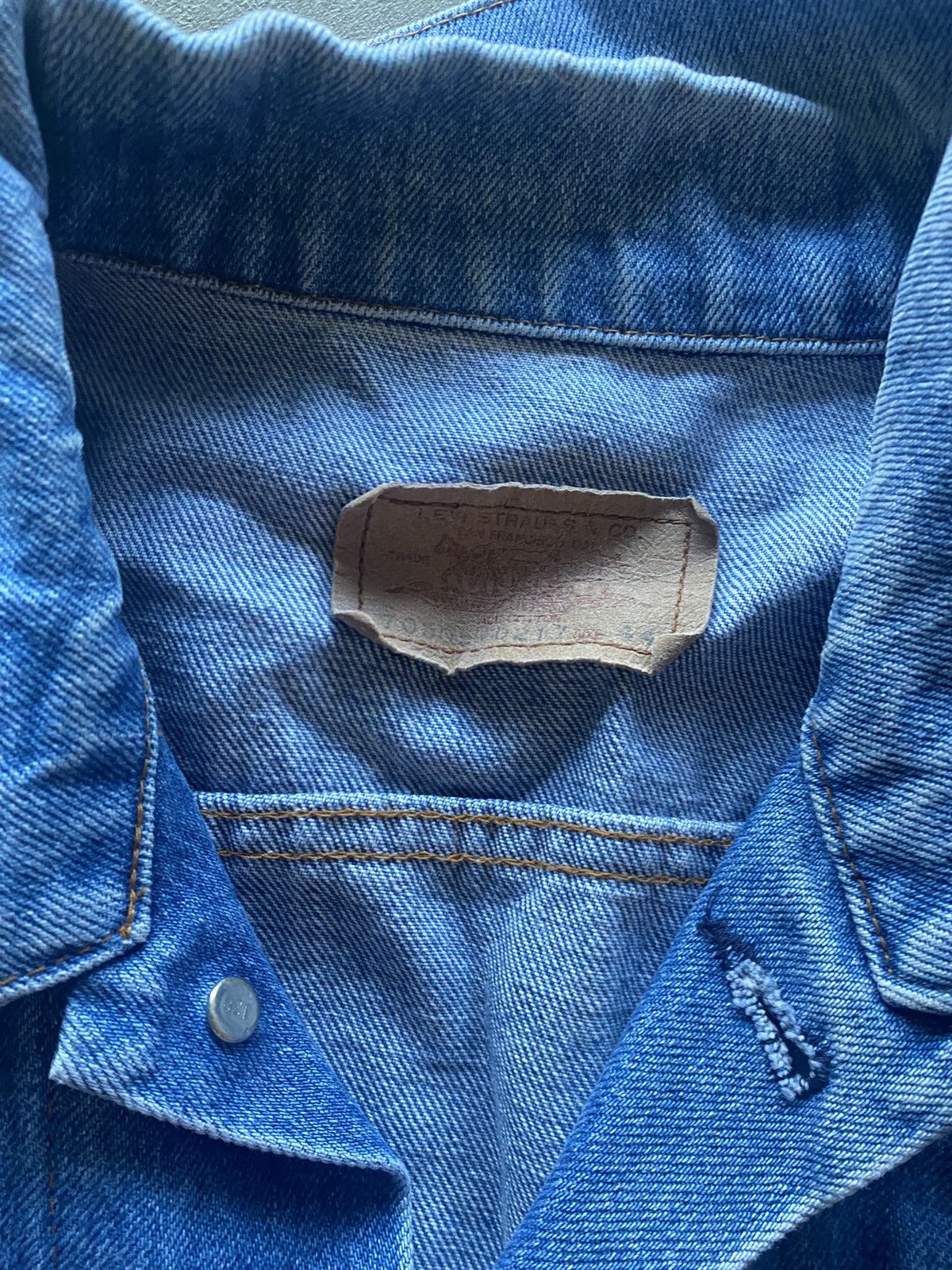 Levi's Levis Denim Vintage Jacket Size US L / EU 52-54 / 3 - 3 Thumbnail
