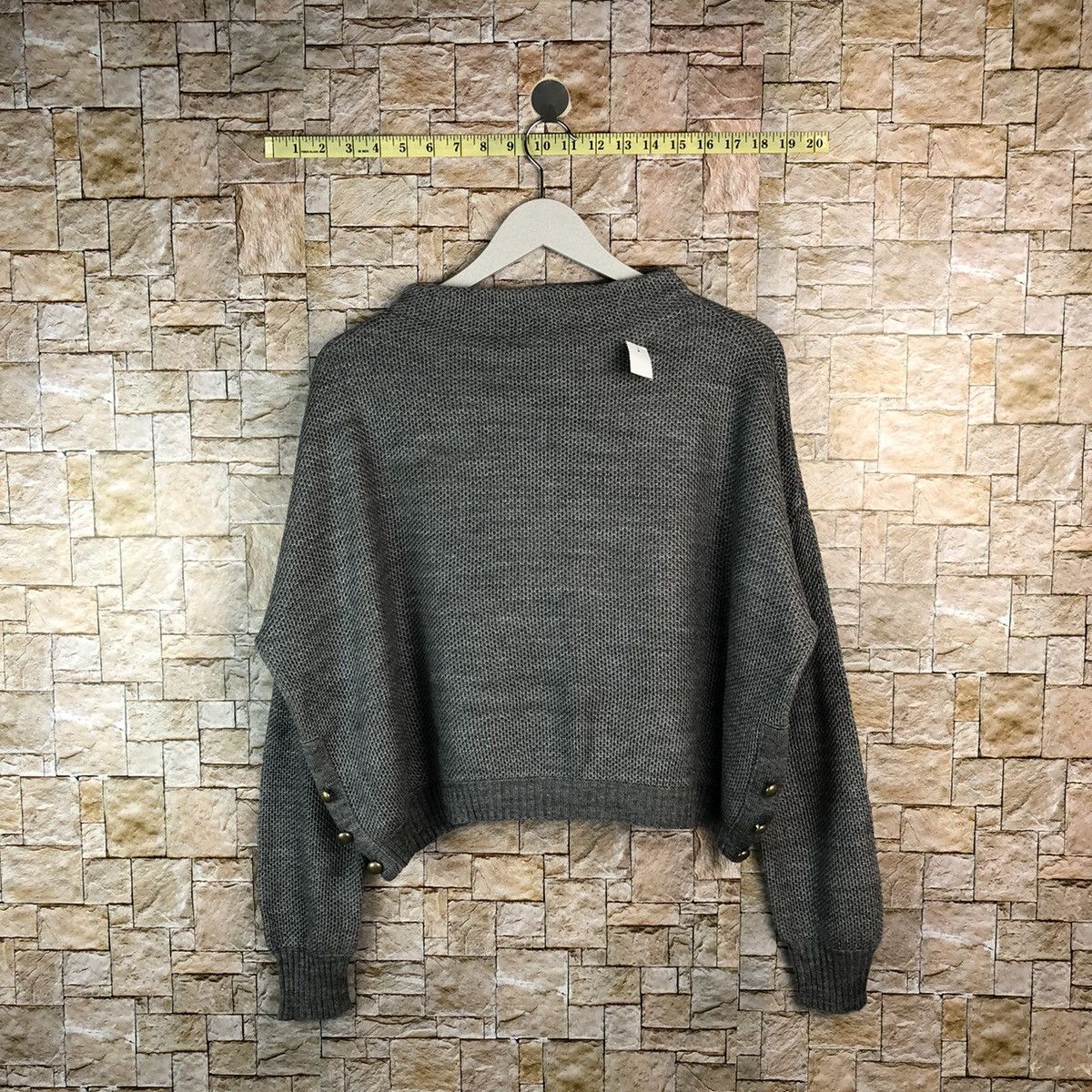 Homespun Knitwear × Japanese Brand Civilse Grey streetwear Knitwear #A1203 Size S / US 4 / IT 40 - 1 Thumbnail