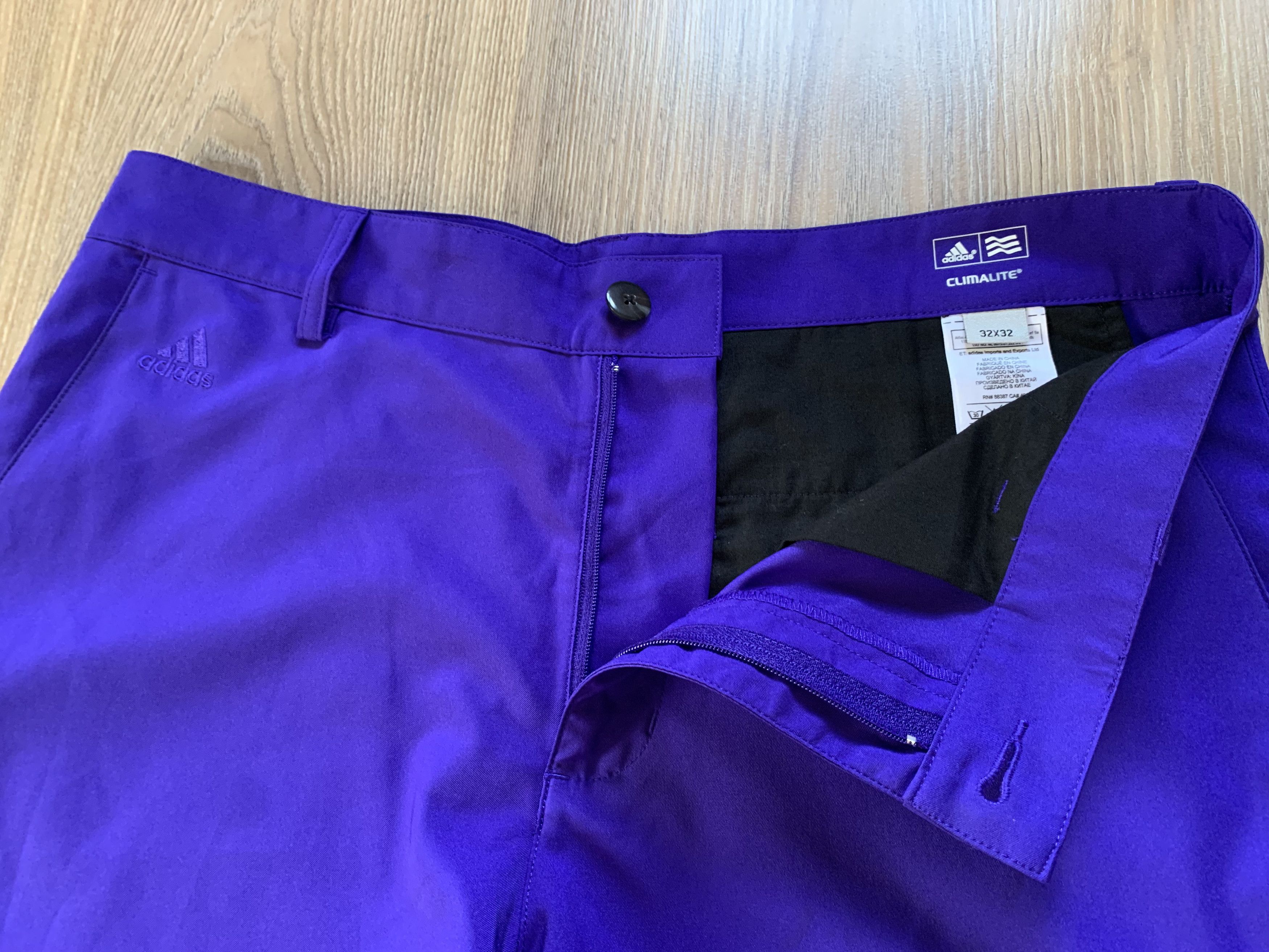 Adidas × Vintage Adidas Men’s Violet Climalite Pants Size US 32 / EU 48 - 6 Thumbnail