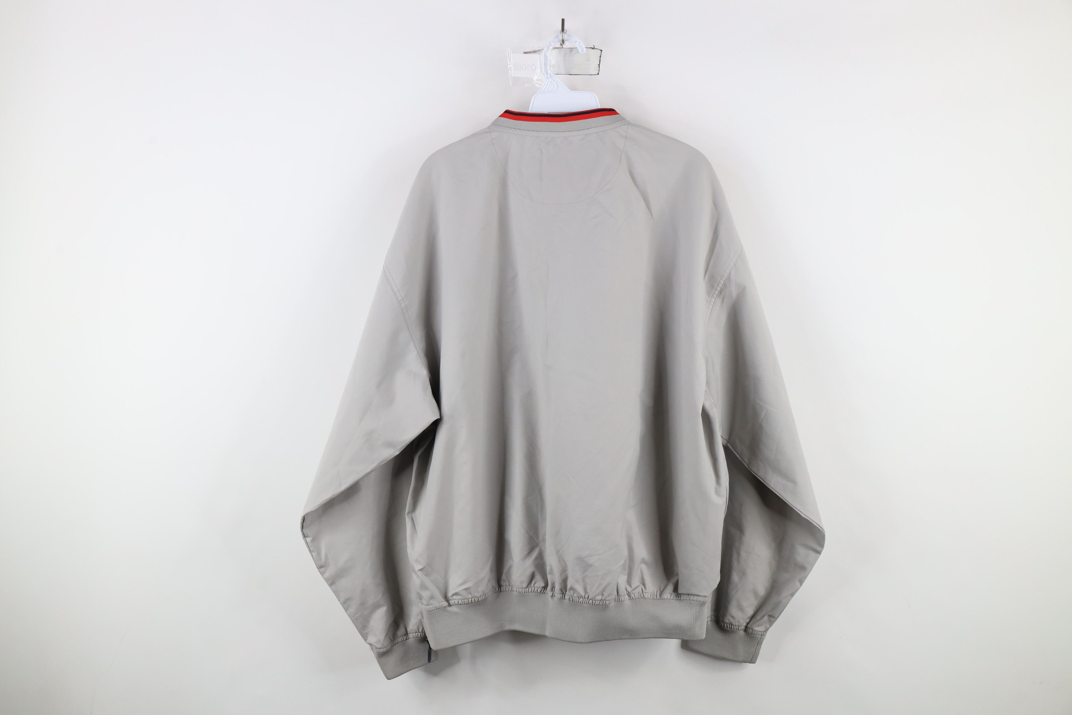Nike × Vintage Vintage Nike Center Swoosh Ohio State University Jacket Gray Size US M / EU 48-50 / 2 - 12 Thumbnail