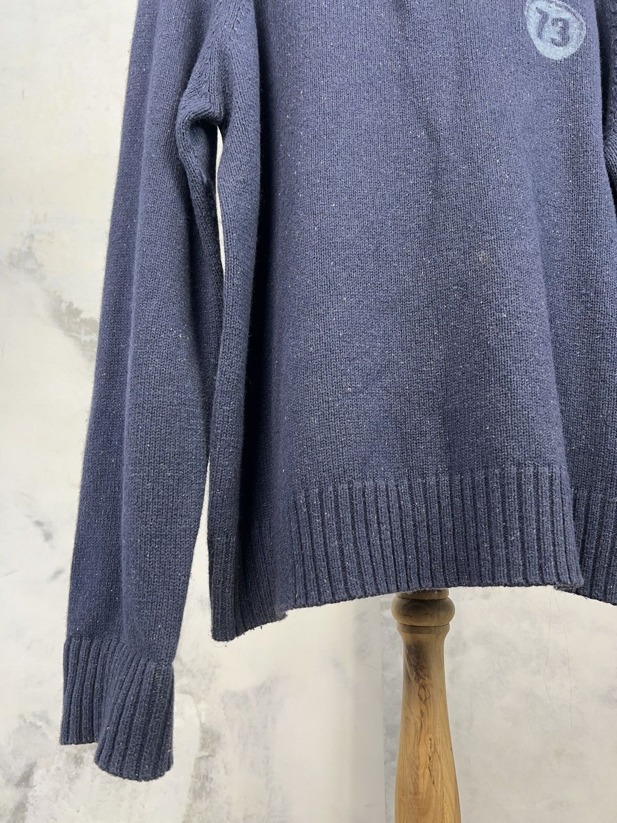 Timberland Vintage Timberland Big Logo Blue Sweater Jumper L - XL Size US L / EU 52-54 / 3 - 4 Thumbnail