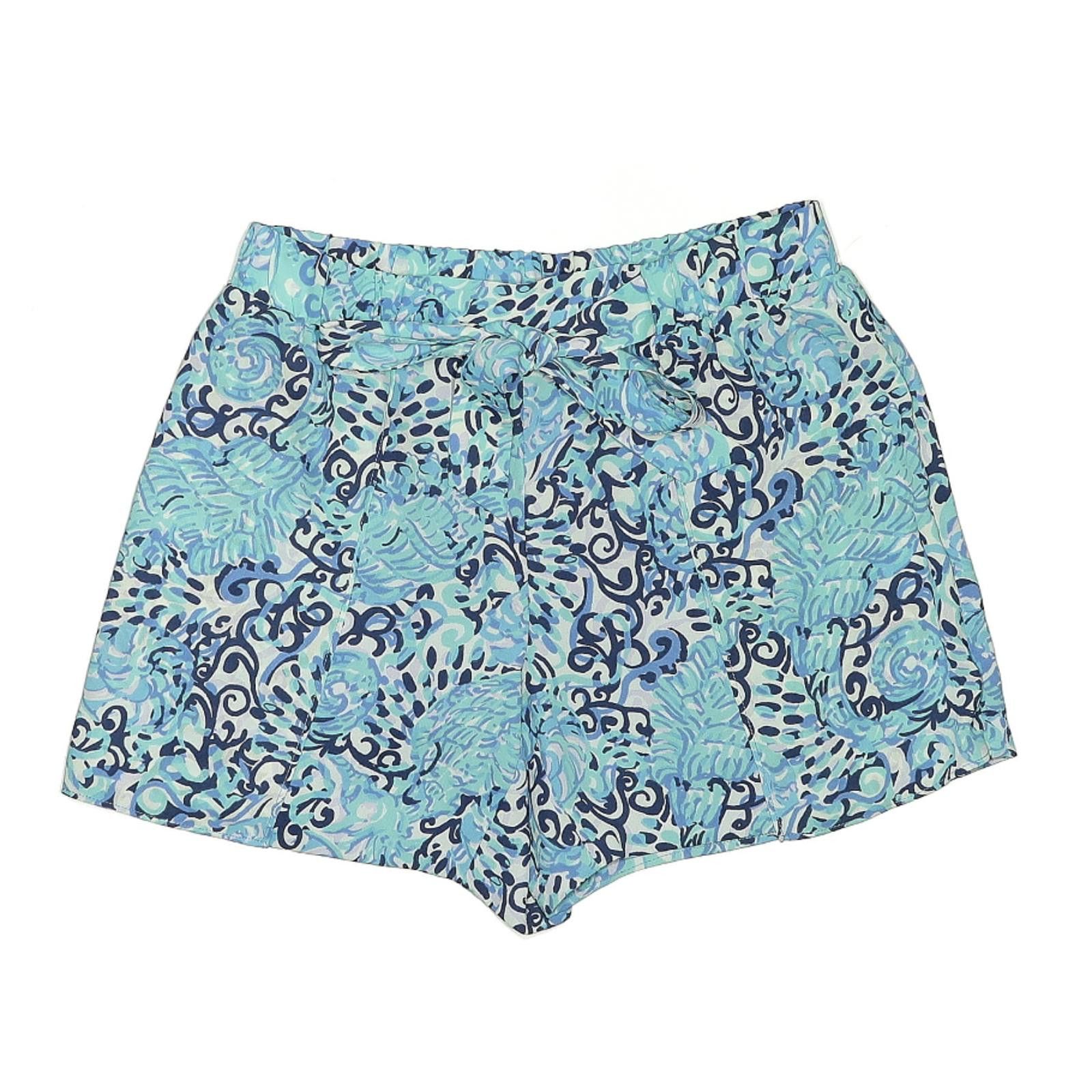 Other Lilly Pulitzer Size 0 Blue Print Women's Shorts Size 25" / US 0 / IT 36 - 1 Thumbnail