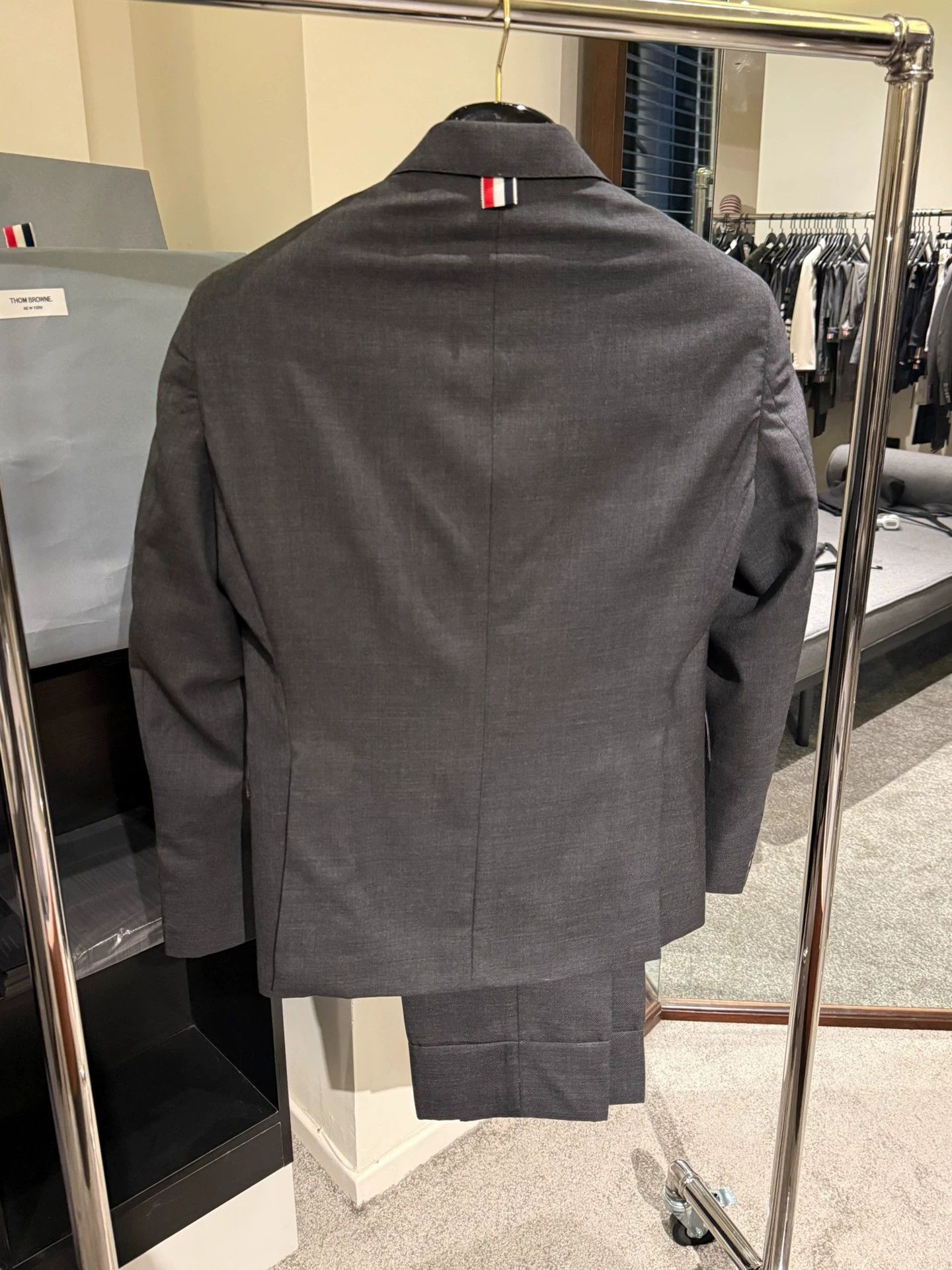 Thom Browne Thom Browne Classic Charcoal Gray Slim Fit Suit Size US M / EU 48-50 / 2 - 2 Thumbnail