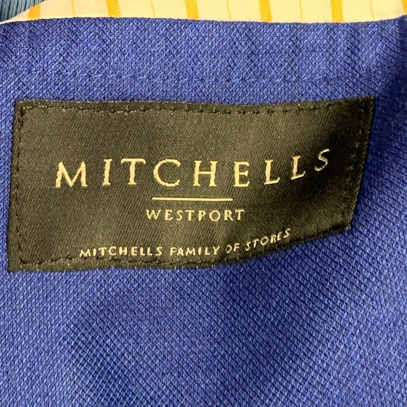 Hickey Freeman Size 44 Regular Blue Wool Silk Notch Lapel Sport Coat Size 44R - 6 Thumbnail