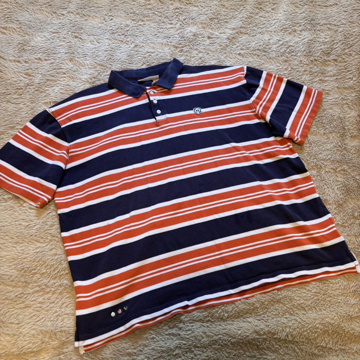 Rocawear Y2K Rocawear Polo Shirt Navy Orange Stripe 2XL Streetwear Size US XXL / EU 58 / 5 - 1 Thumbnail