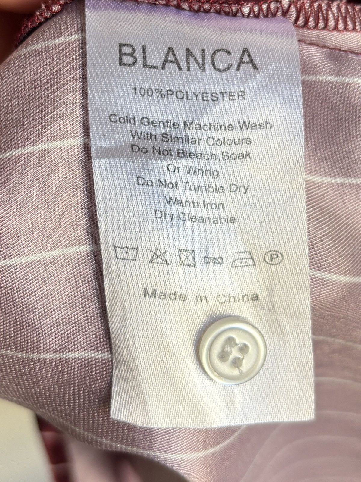 Other Blanca oversized Burgundy striped button up Size L / US 10 / IT 46 - 3 Thumbnail