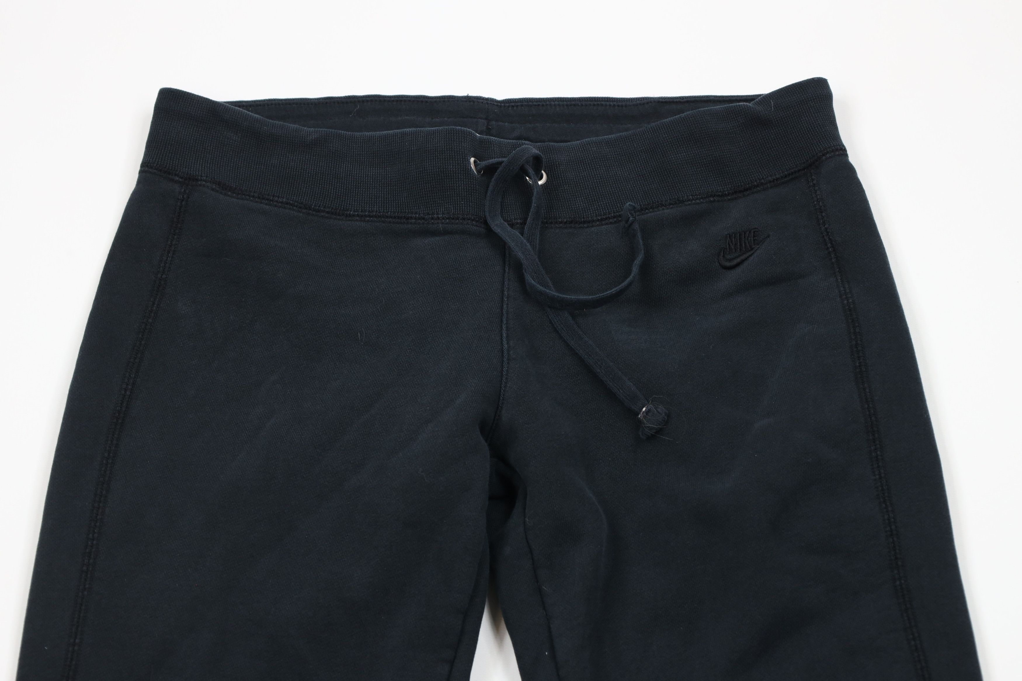 Nike × Vintage Vintage Nike Scott Mini Swoosh Flared Wide Leg Sweatpants Size 30" / US 8 / IT 44 - 2 Thumbnail