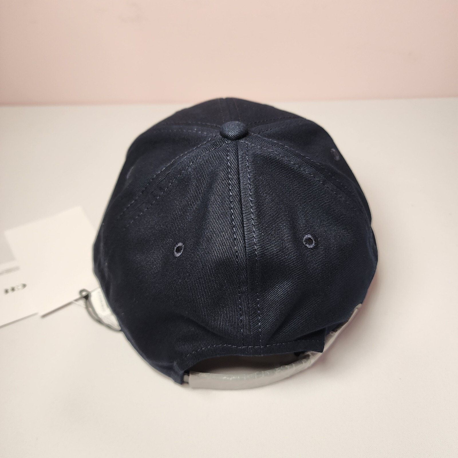 Coach COACH CB698 Varsity C Strapback Baseball Cap Navy Size M/L Size ONE SIZE - 4 Thumbnail